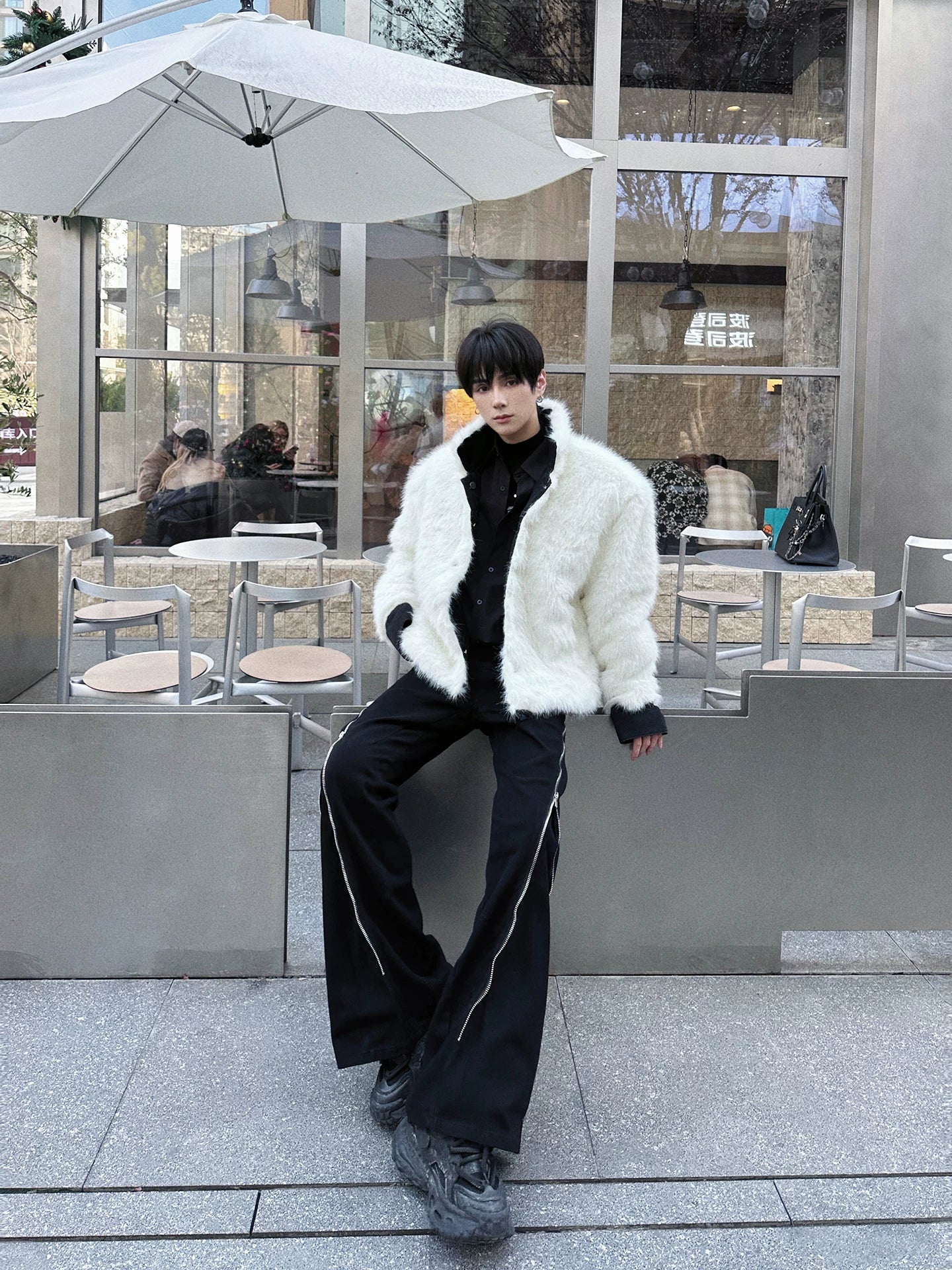 Polar Eclipse Faux-Fur Shell Jacket