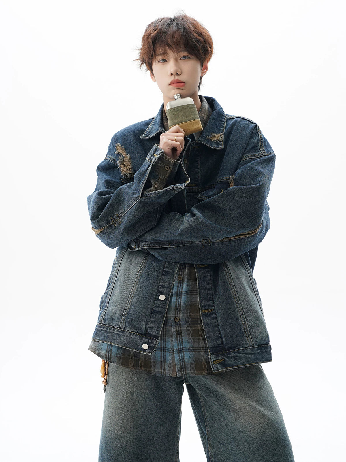 Patch Vintage Denim Jacket