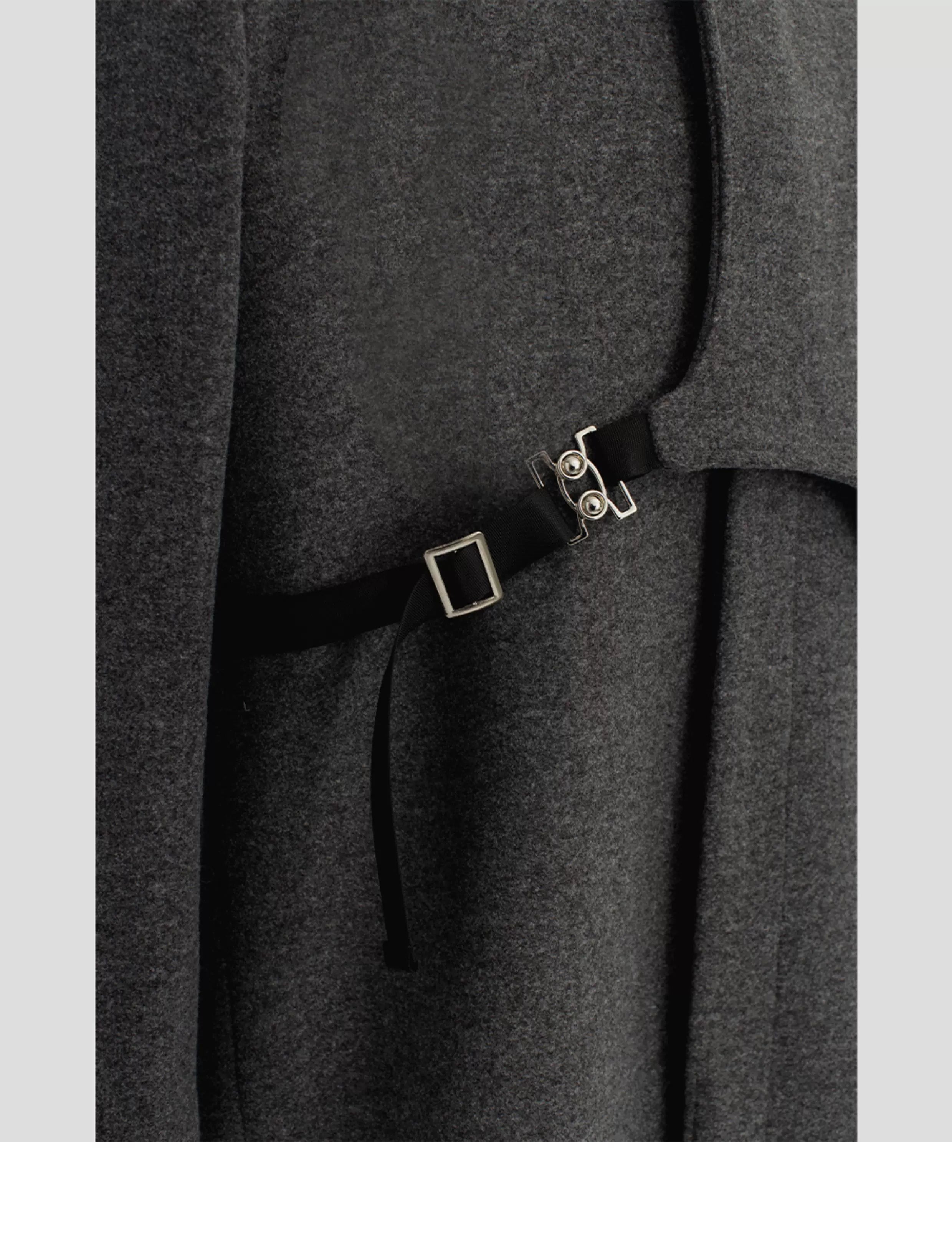 Slate Harness Asym Coat