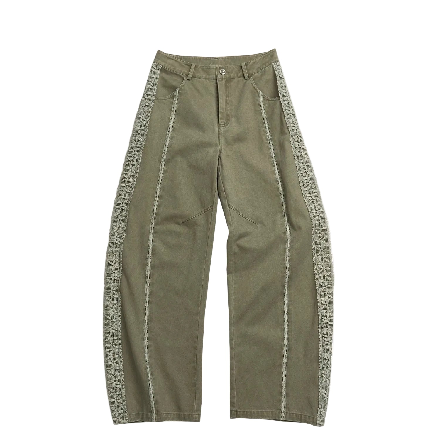 Tapestry Trail Olive Wide‑Leg Pants
