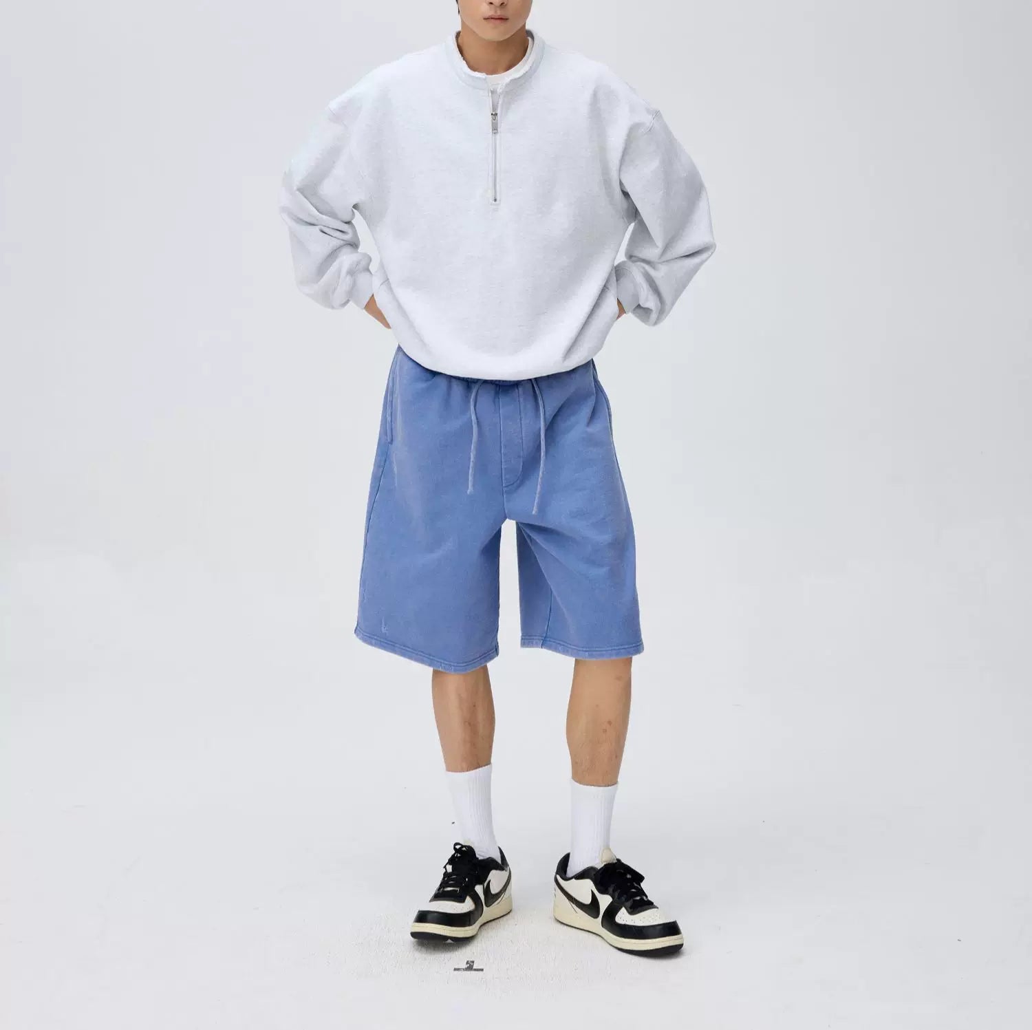 Periwinkle Haze Terry Sweatshirt