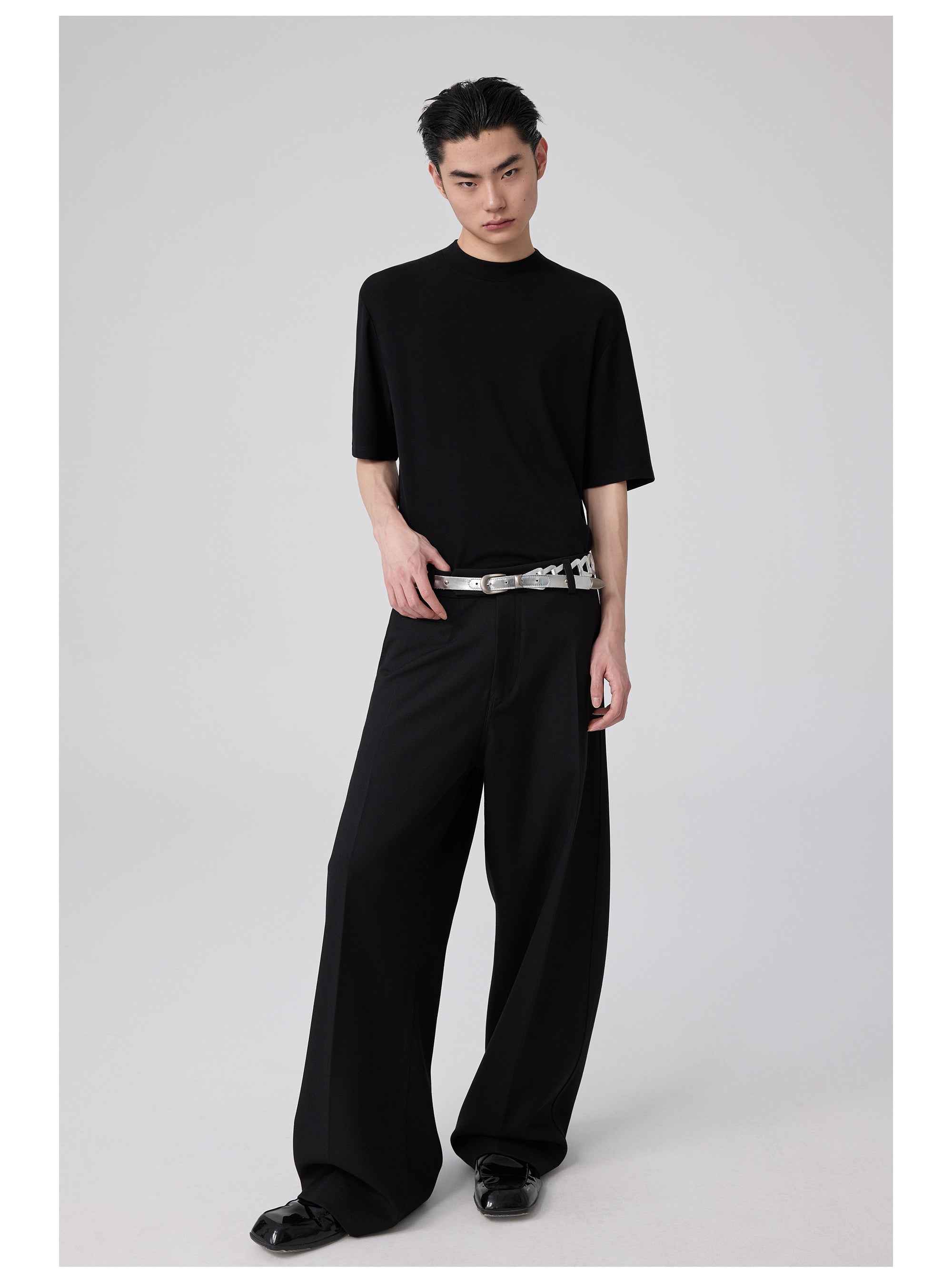 Wool Slim-Fit Turtleneck T-shirt