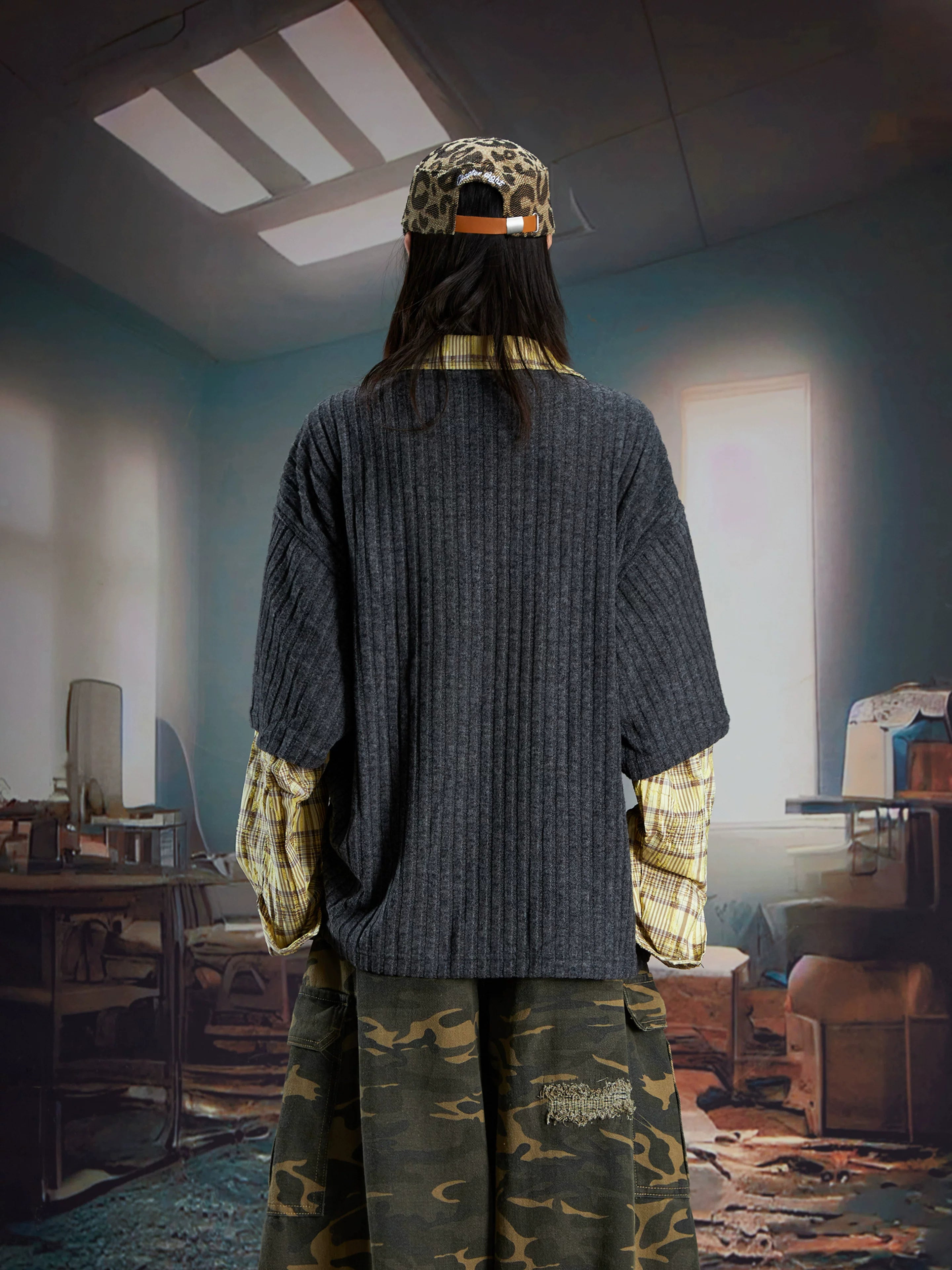Harvest Patchwork Plaid Nomad Pullover