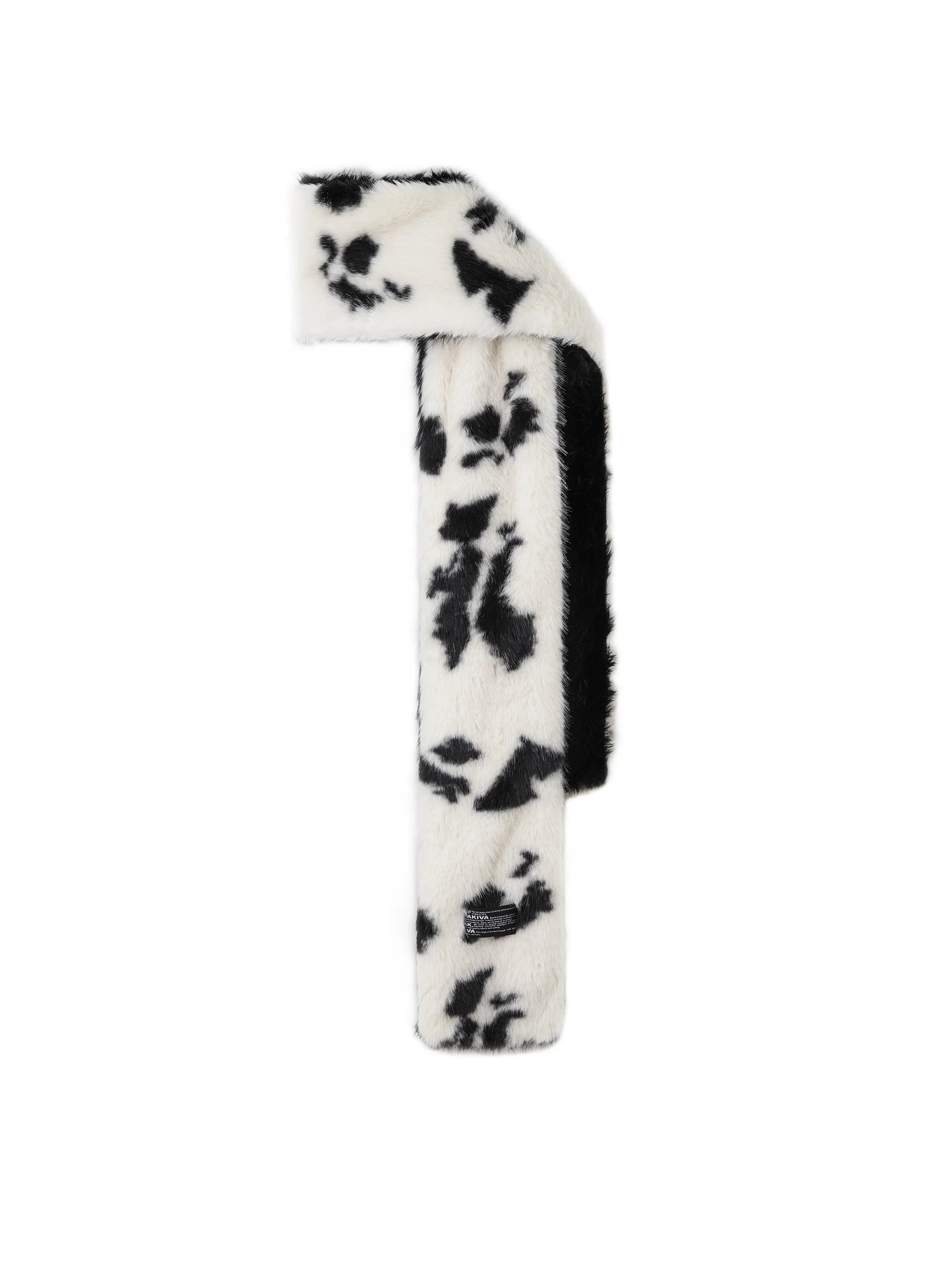 Monotone Faux Fur Scarf - chiclara