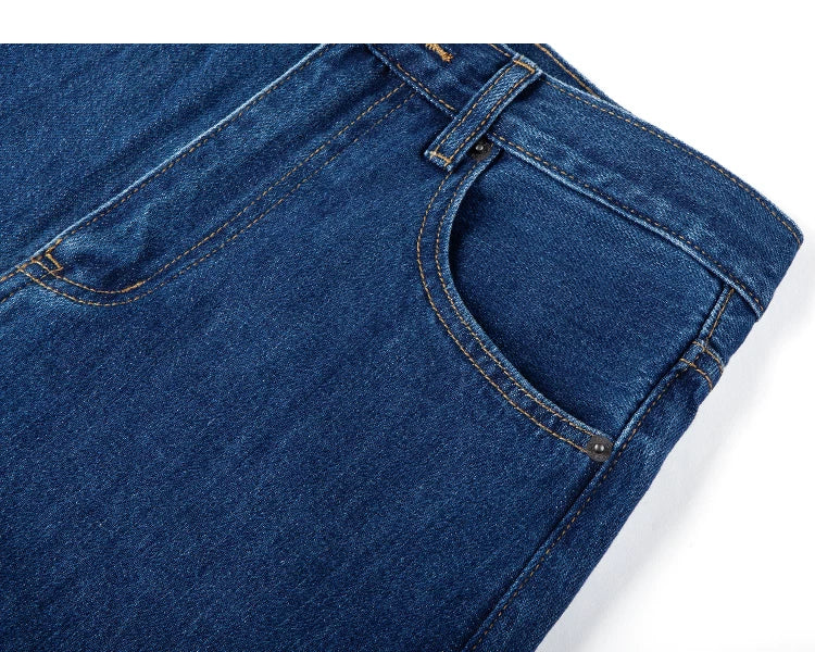 Deep Indigo Wide-Leg Jeans