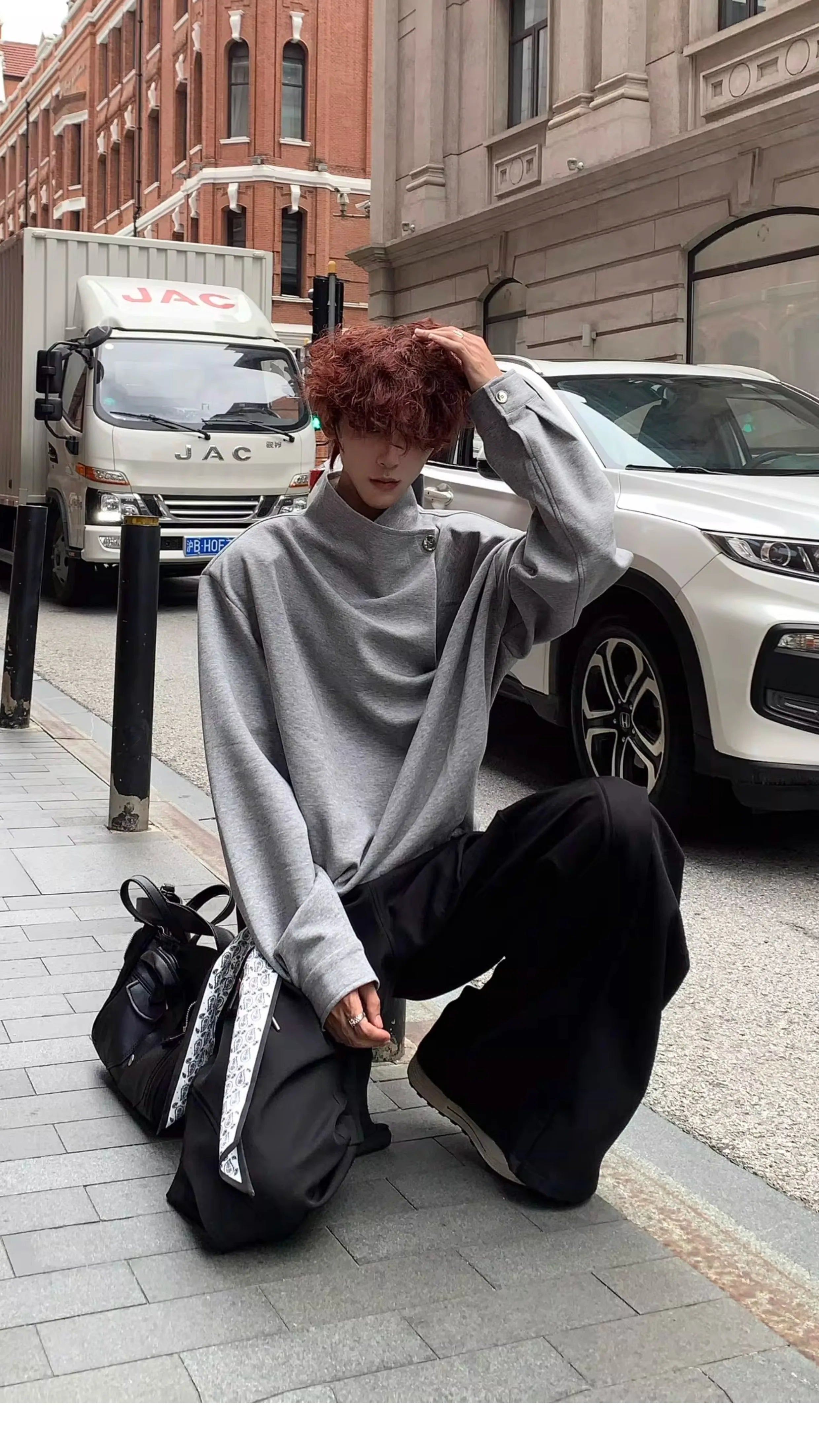 Urban Drape Funnel Sweatshirt