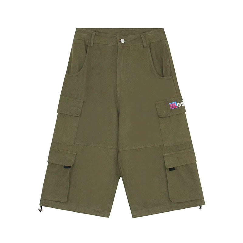 Culottes de carga de color caqui