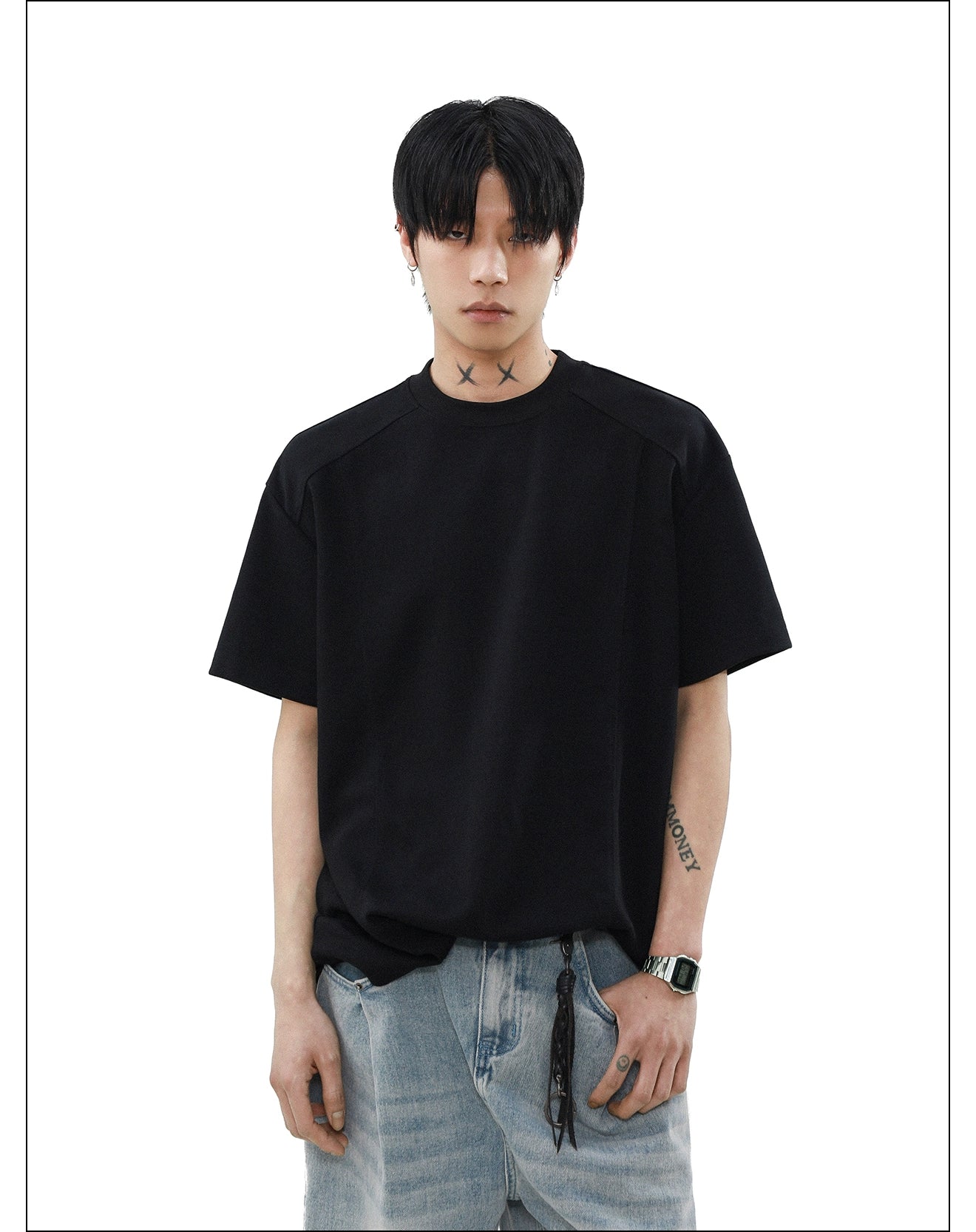 Silverline Seam Detail Relaxed Tee