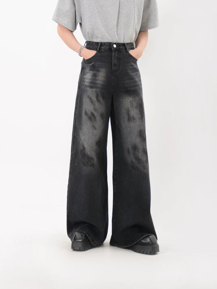 Storm Fade Wide Leg Jeans