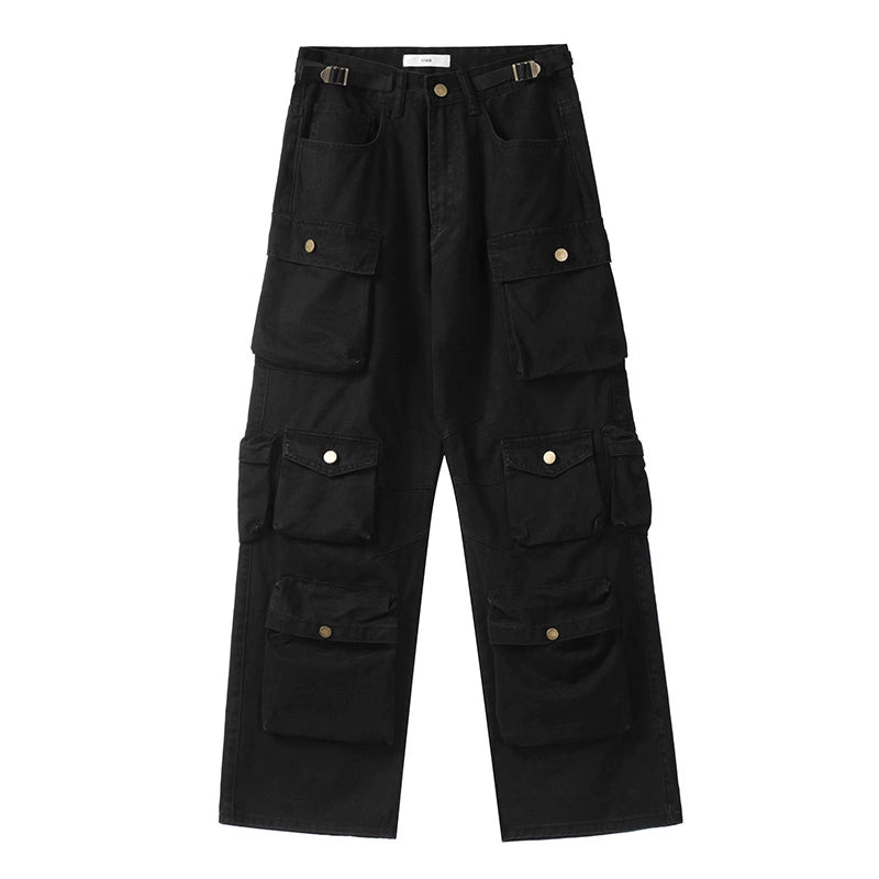 Pantalon à jambes larges occasionnels en vrac hip-hop