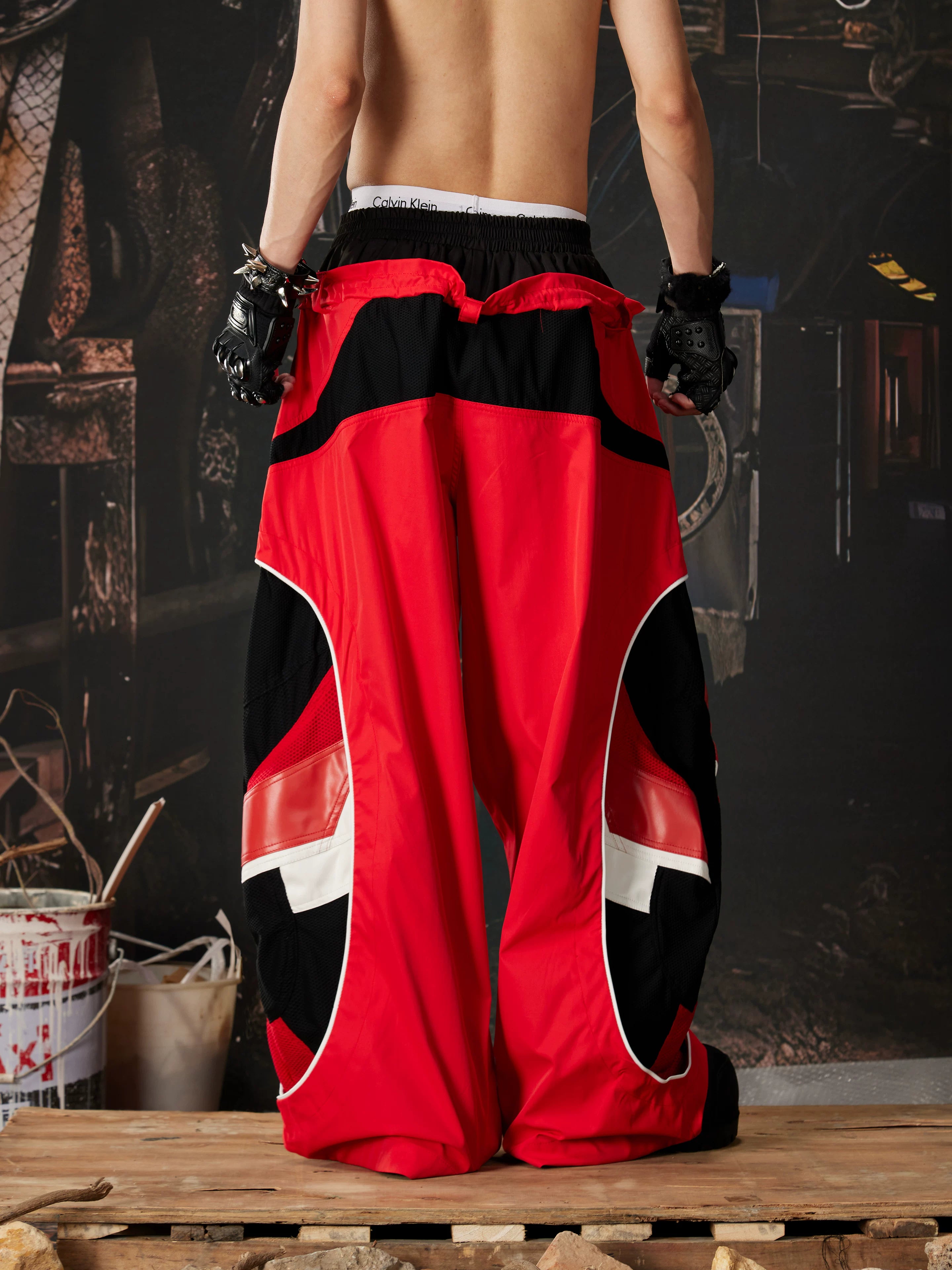 Razorflare Red Turbo Track Pants