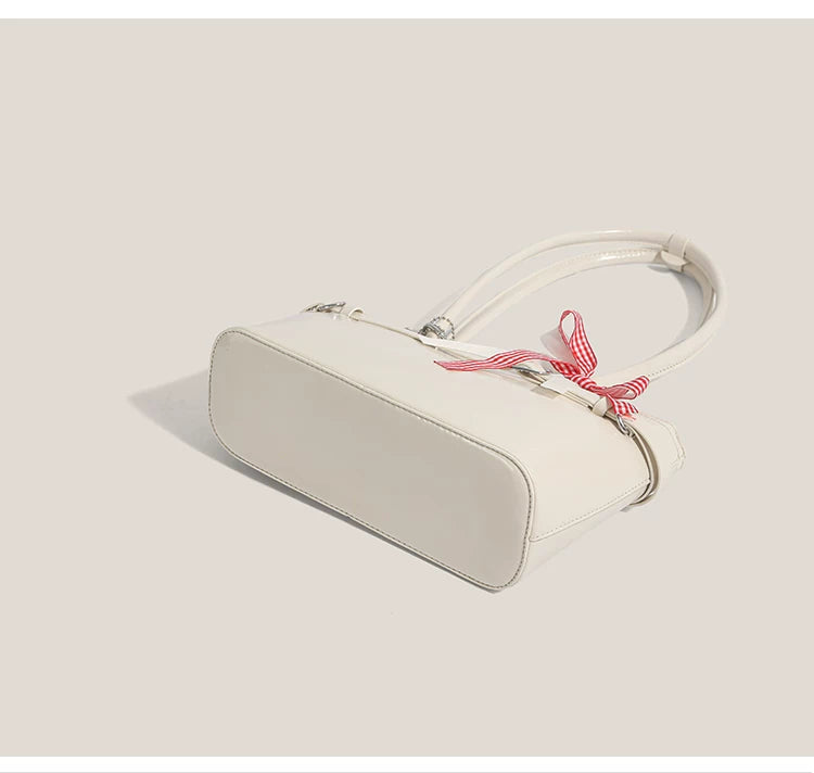 Cherry Picnic Ribbon Baguette Bag