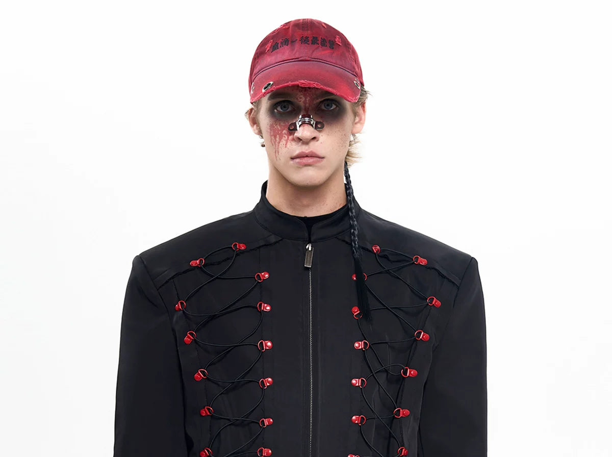 Bloodline Circuit Neo‑Poly Braid Jacket and Pants Setup