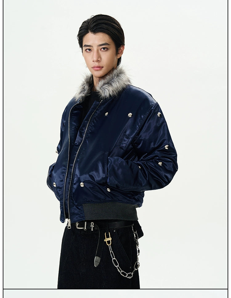 Frosted Orbit Bomber Jacket