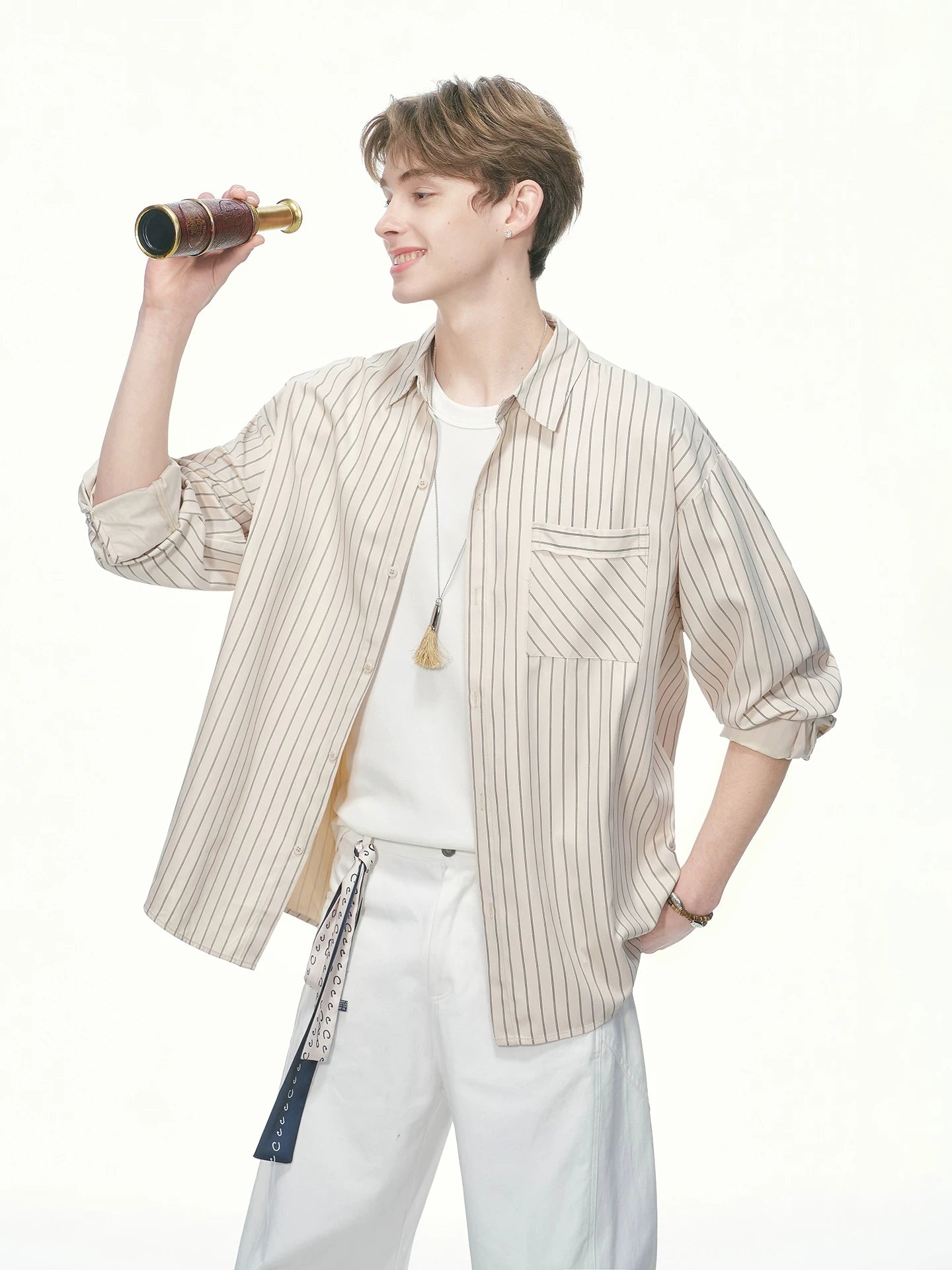 Coastline Vertical Stripe Easy Shirt