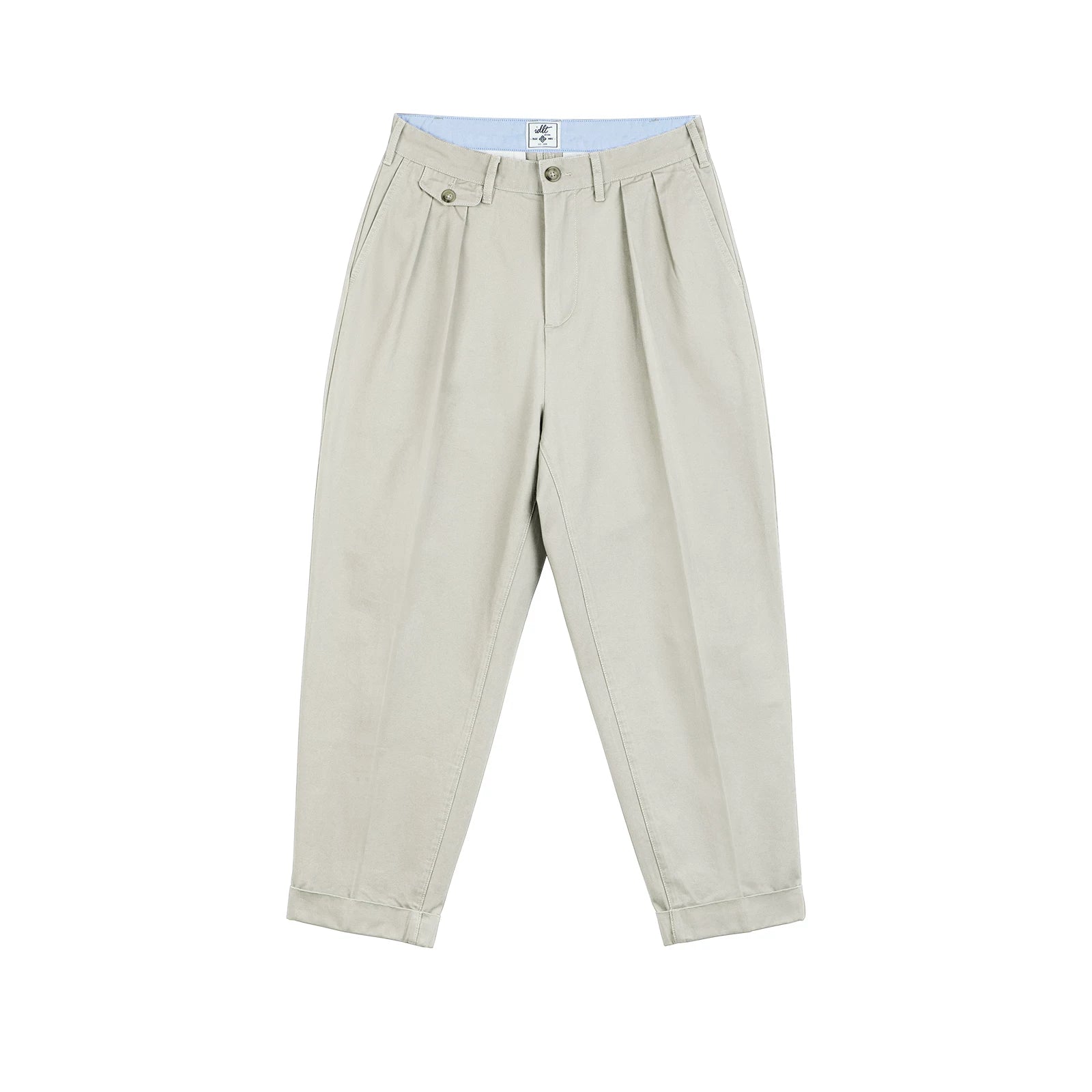 Heritage Taper Pleated Chino Trousers