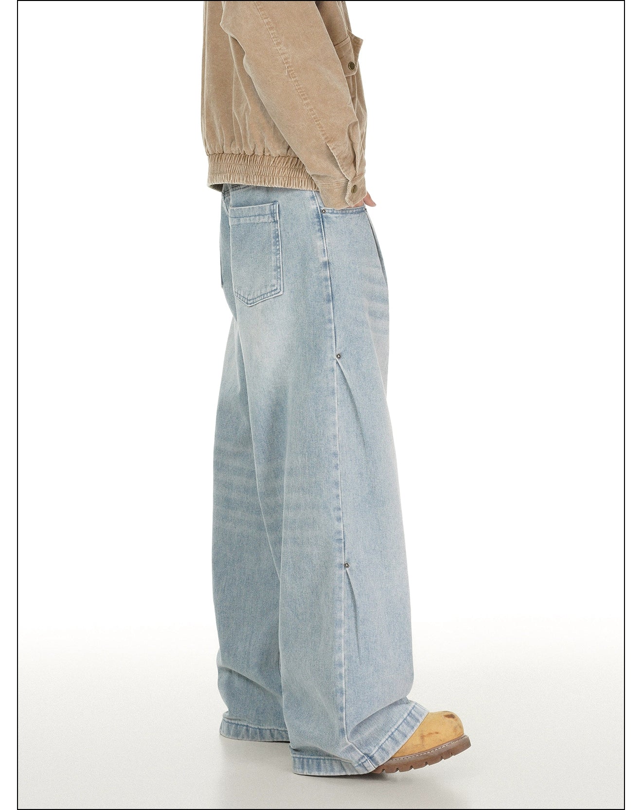 Glacier Wash Giant Leg Jeans