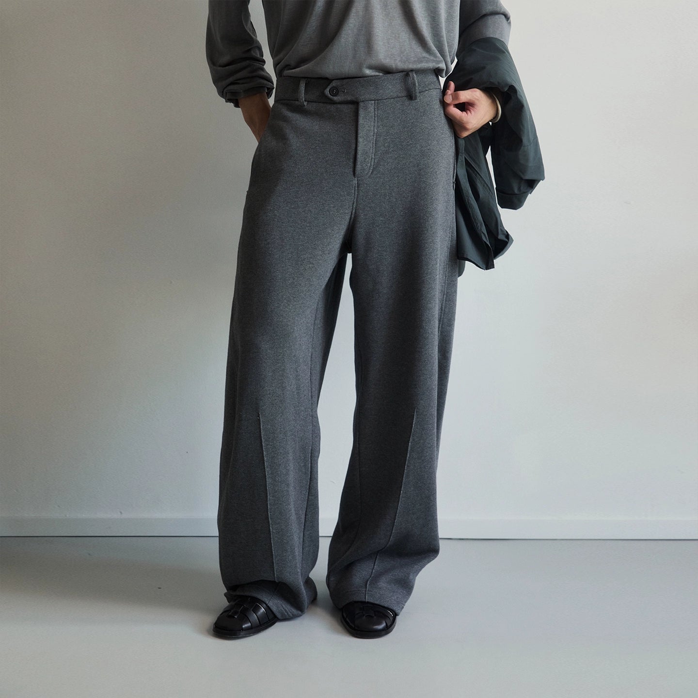 SlateFlow Soft Tailored Trousers