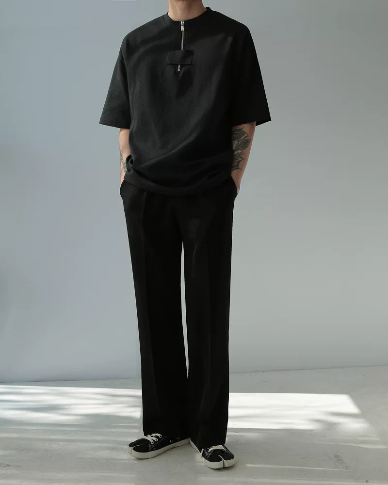 Polar Zipfront Minimal Tee