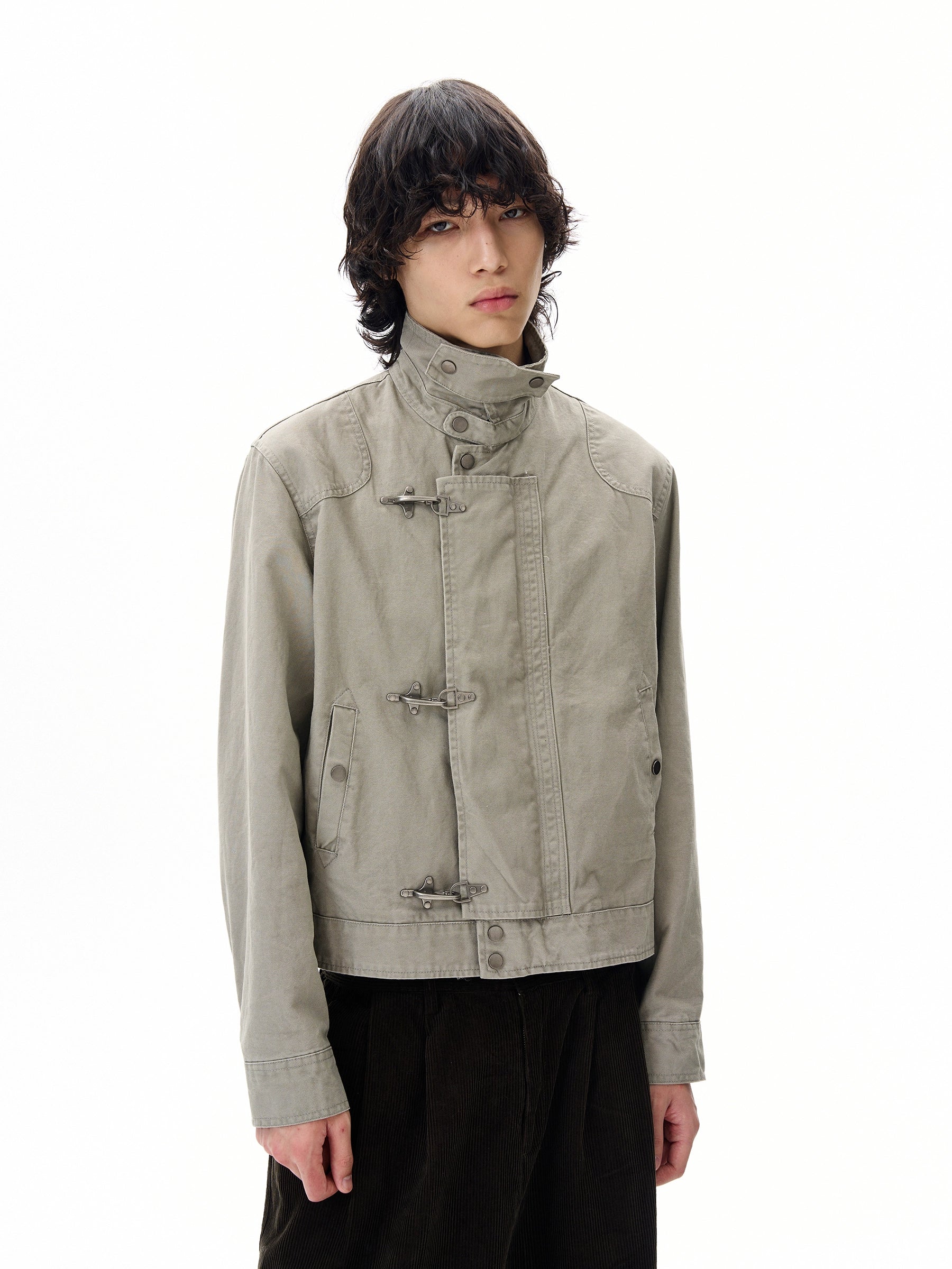 Utility Jacket with Toggle Closures