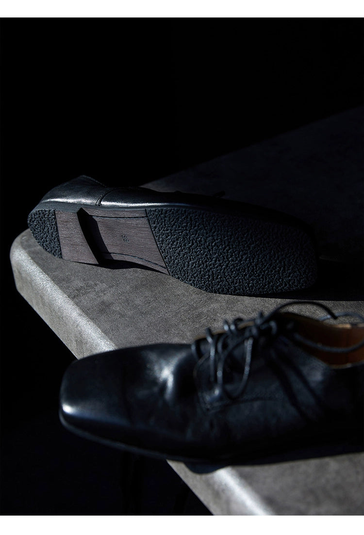 Vintage Leather Oxford Shoes