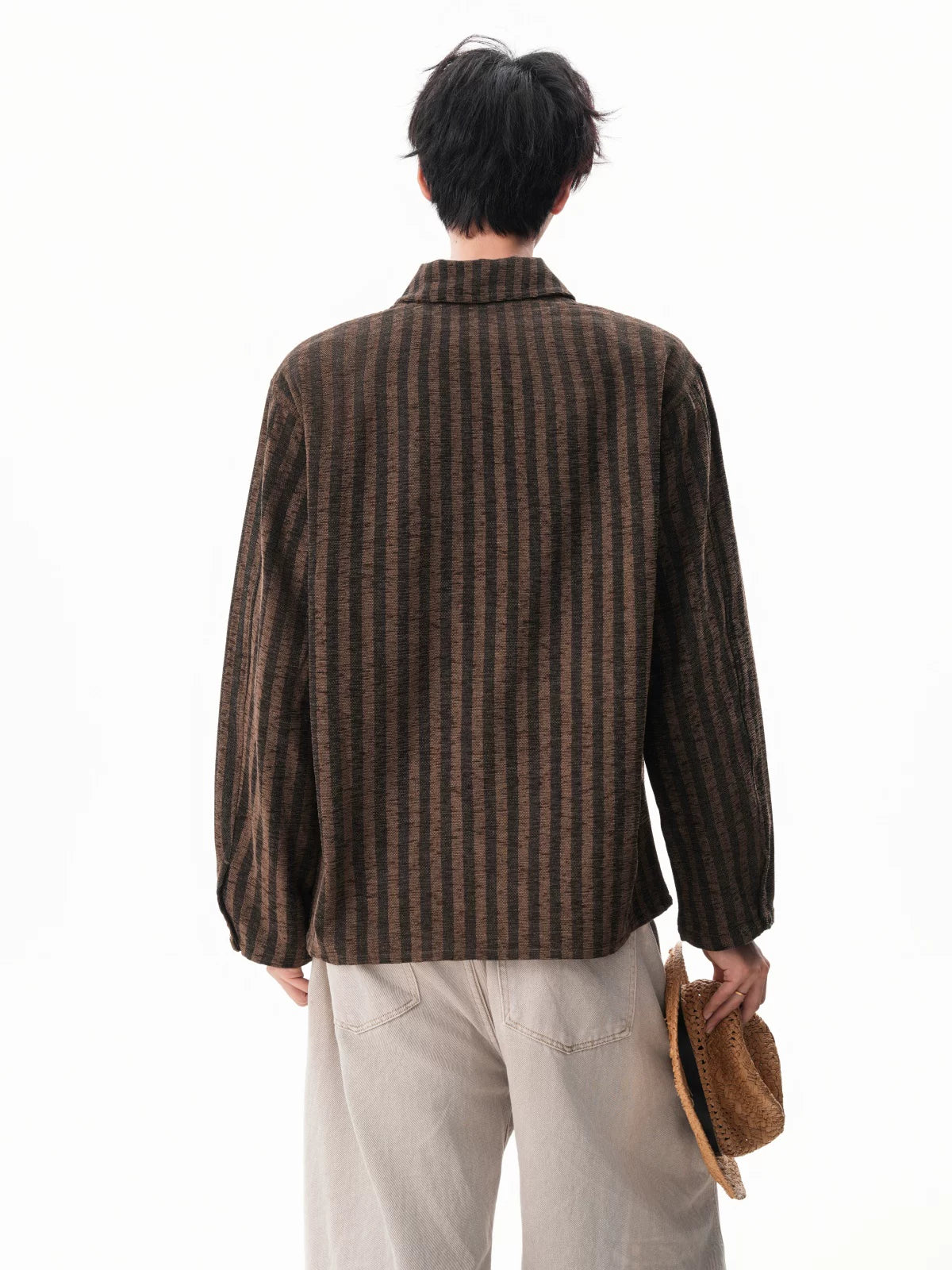 Hazel Loom Textured Stripe Shirt