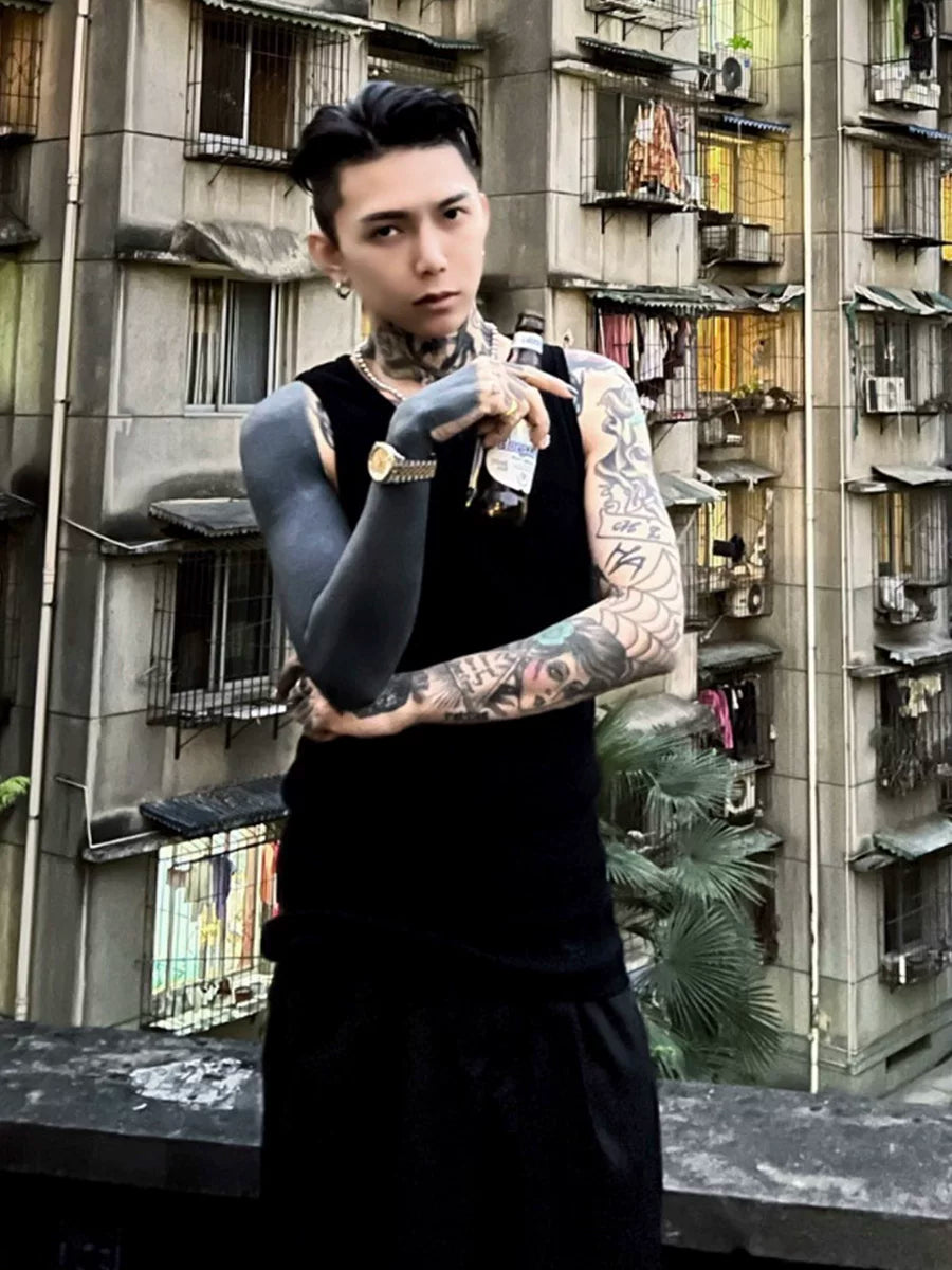 Midnight Gallery Ribbed Tank