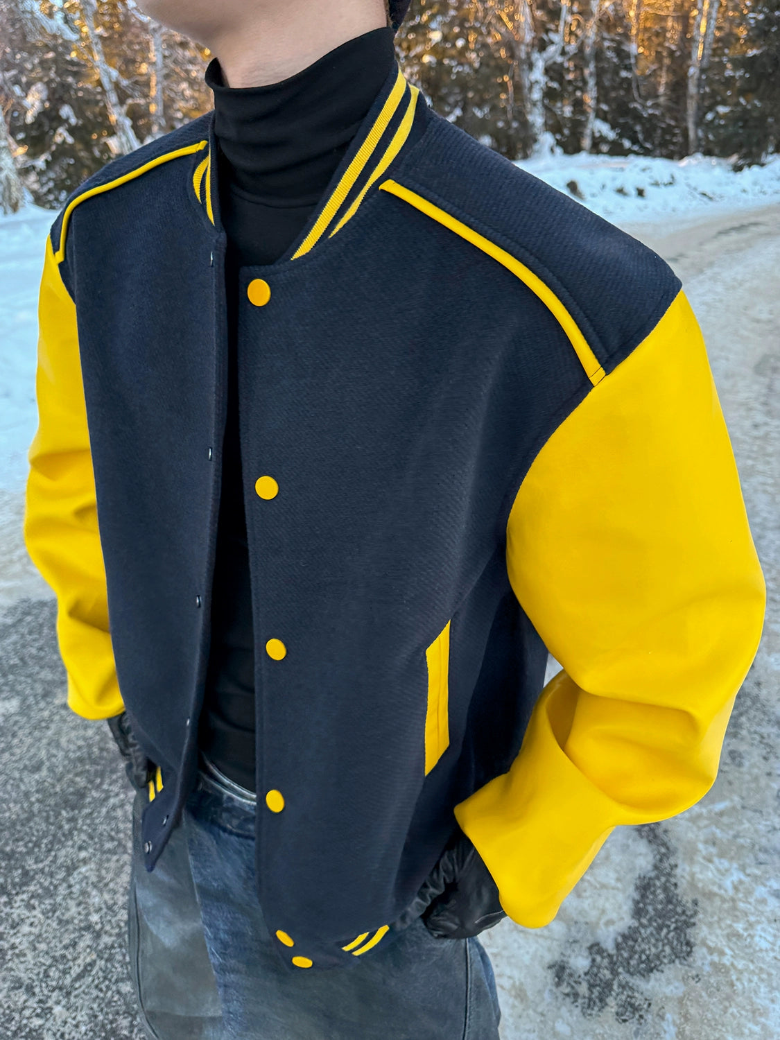 Colorblock Varsity Jackets