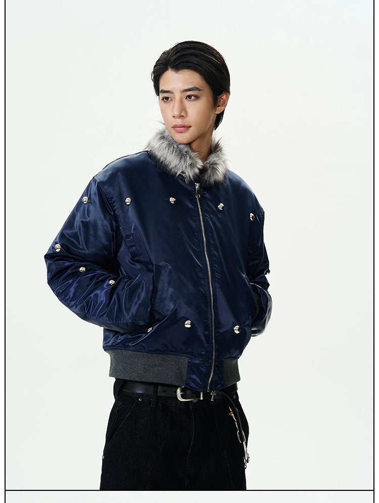 Frosted Orbit Bomber Jacket