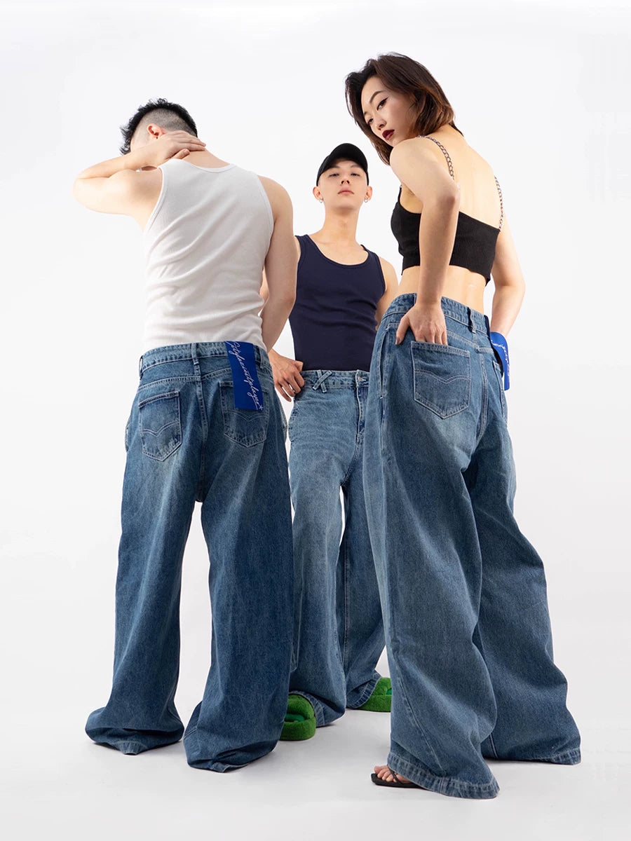 Unity Drape Ultra Wide-Leg Denim