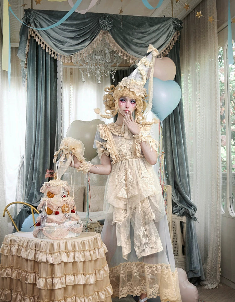 Ruffle Lace Layered Fairy Dress