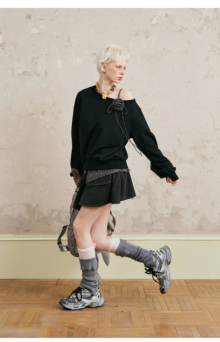 Dreamer Graphic Sweatshirt & Ruffle Skirt Set