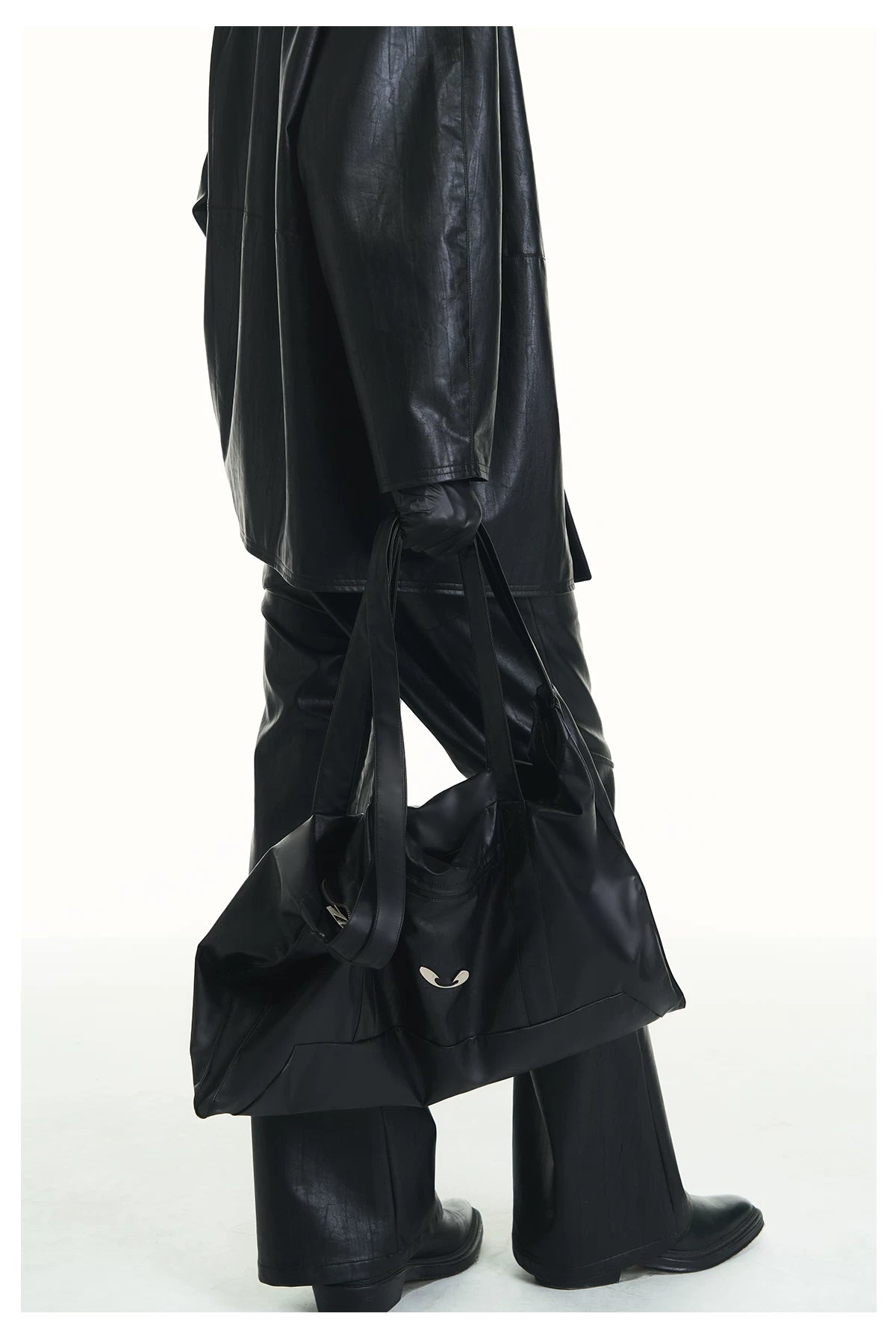 Slouchy Foldover Shoulder Tote Bag