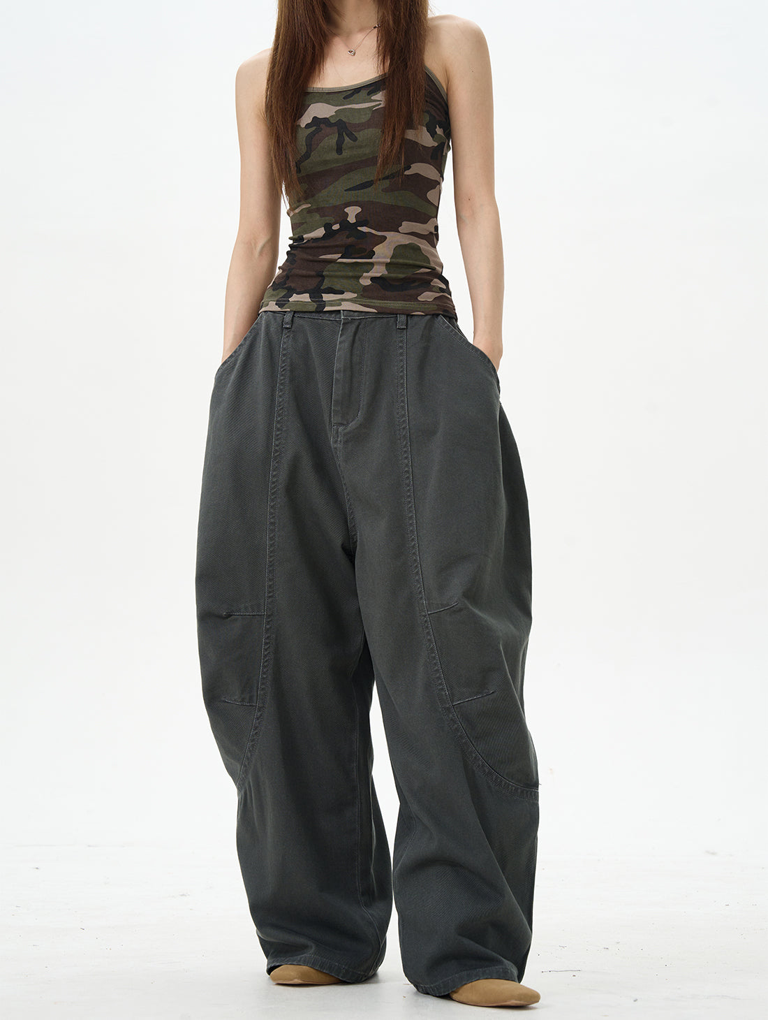 Black Baggy Oversized Skater Pants