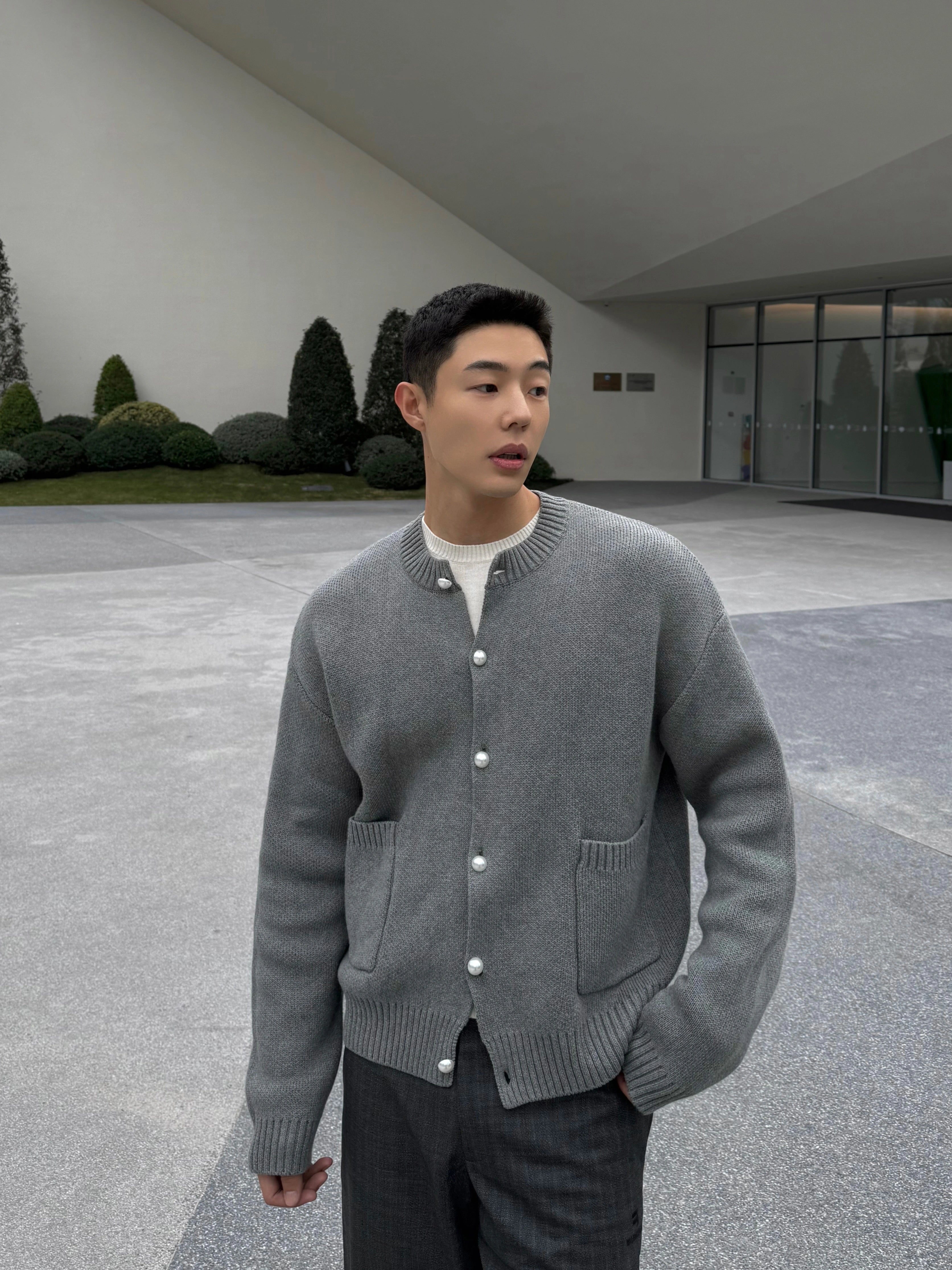 Grey Milk Style Cardigan