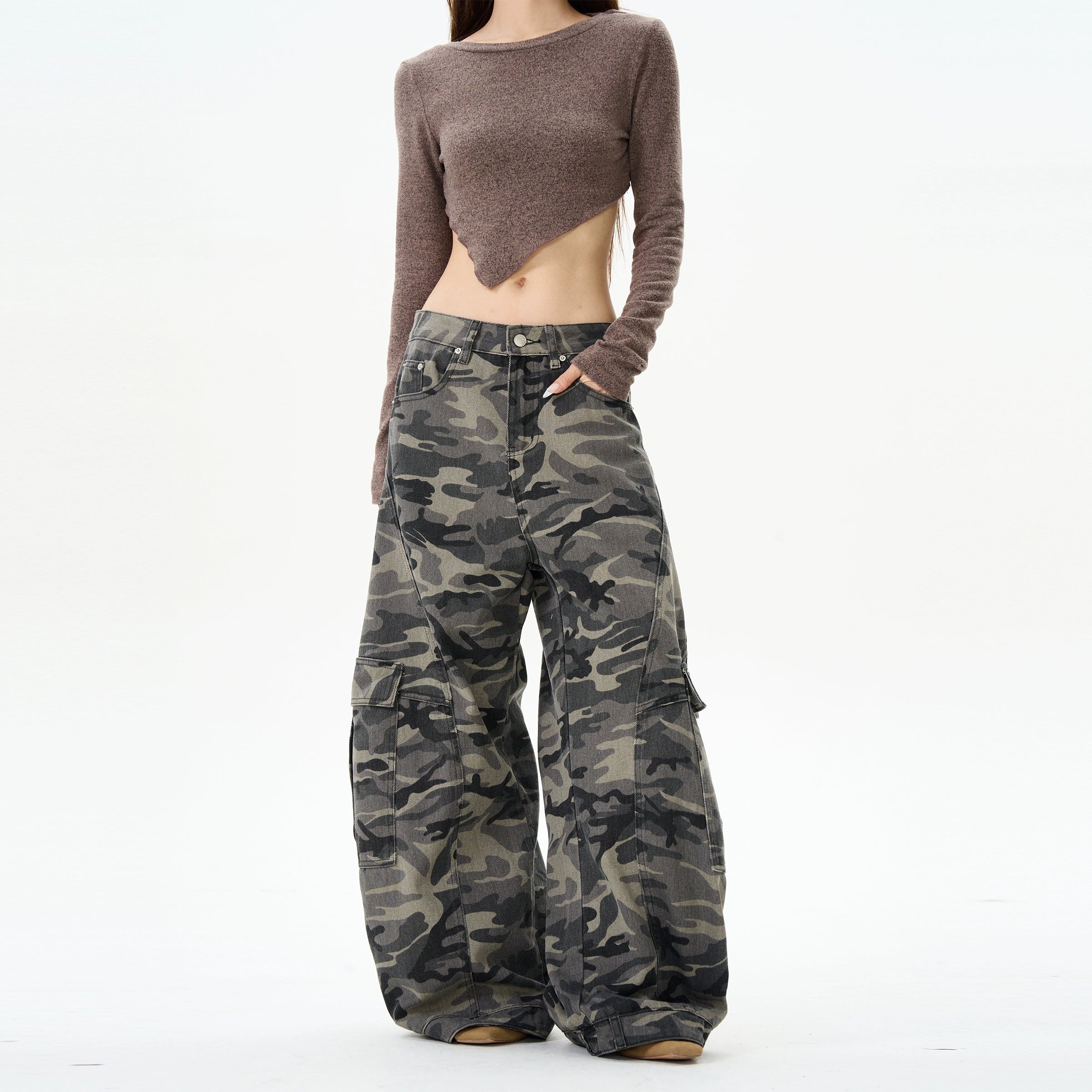 Classic Baggy Camo Cargo Pants