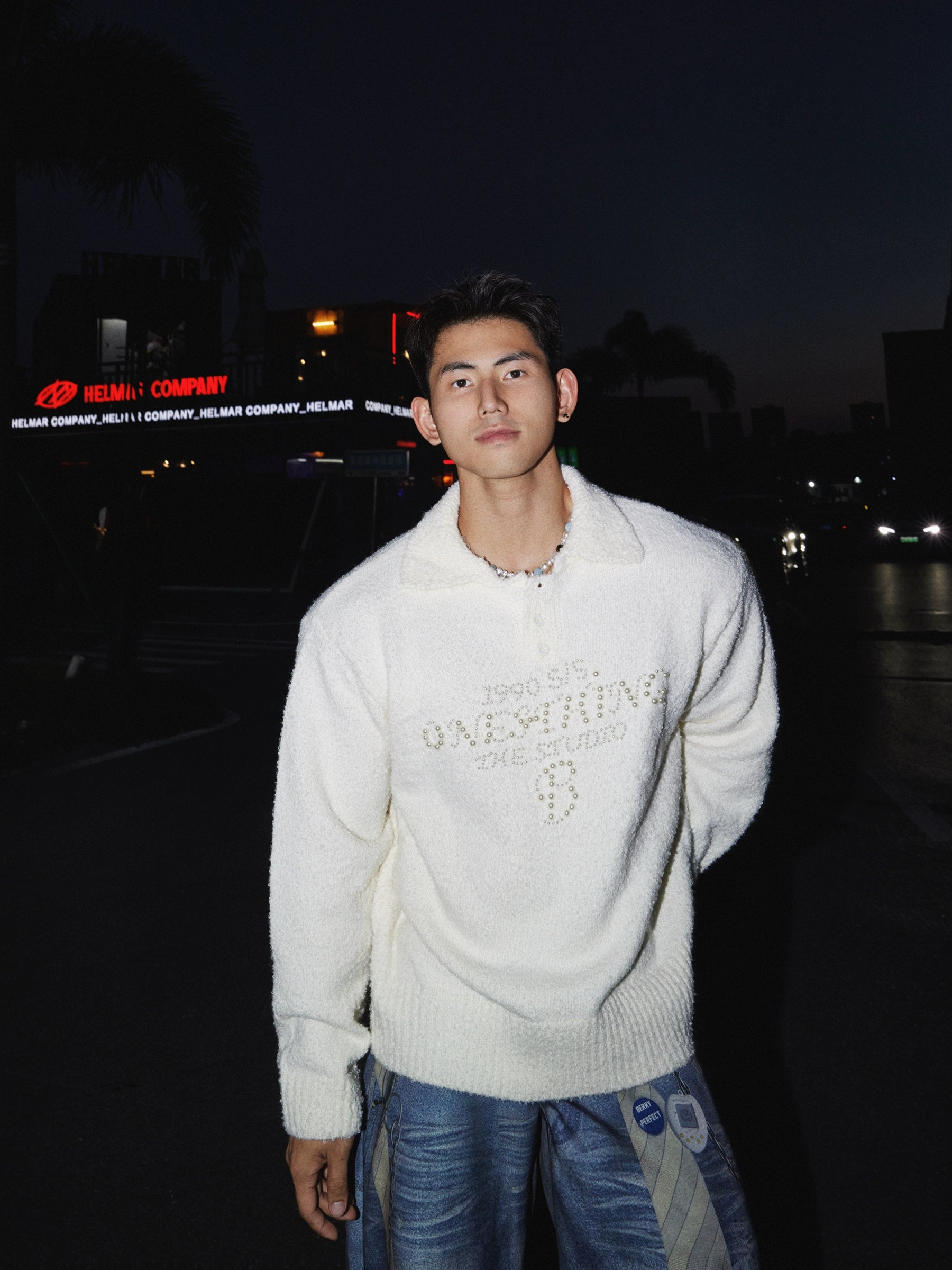 Sunbeam Plush Polo Sweater