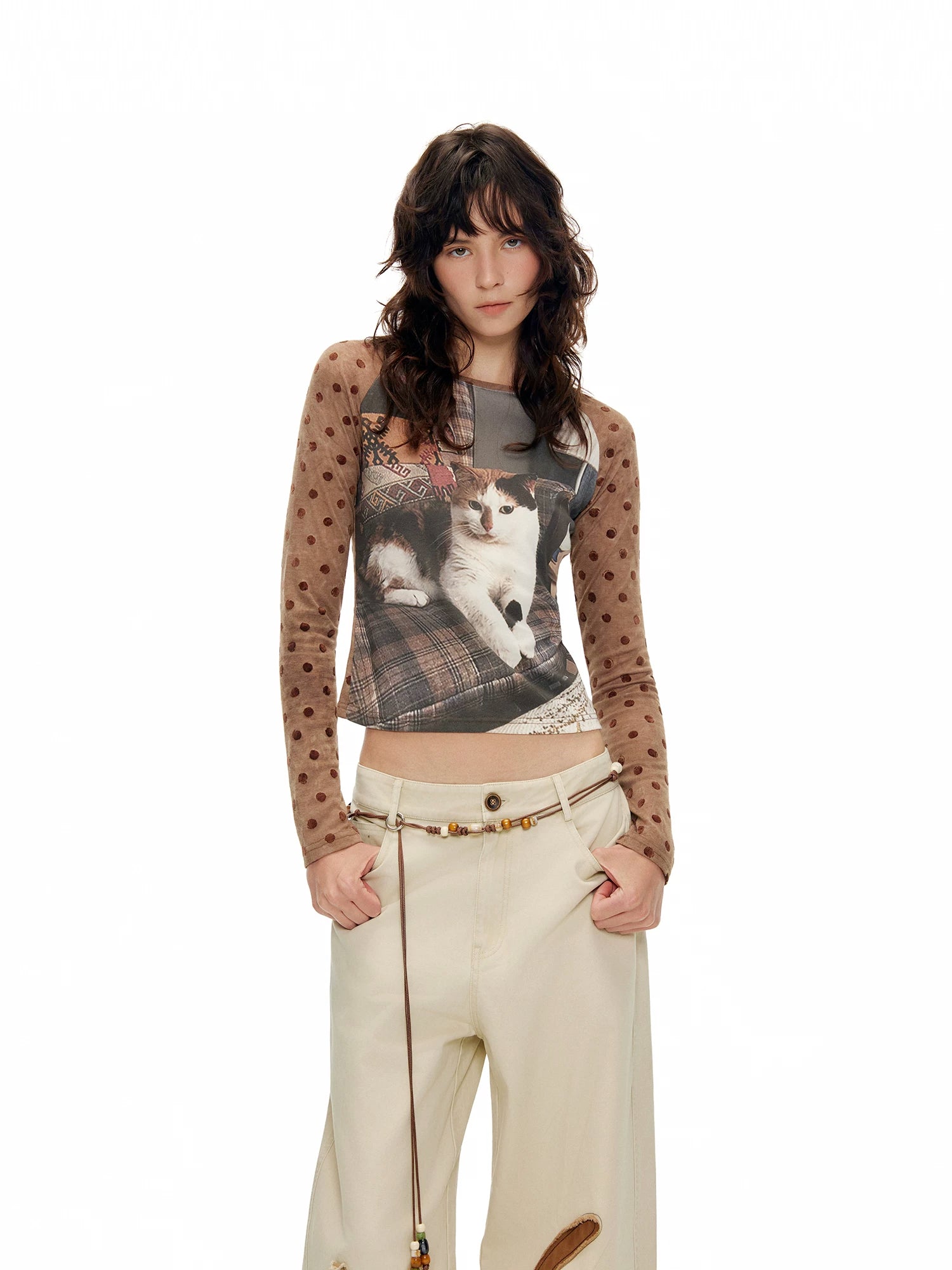 Studio Whiskers Retro Mesh Tees