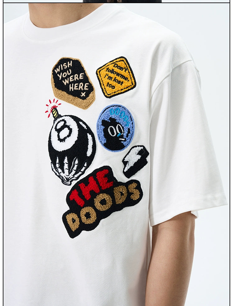 Graphic Patch "THE DOODS" T-Shirt