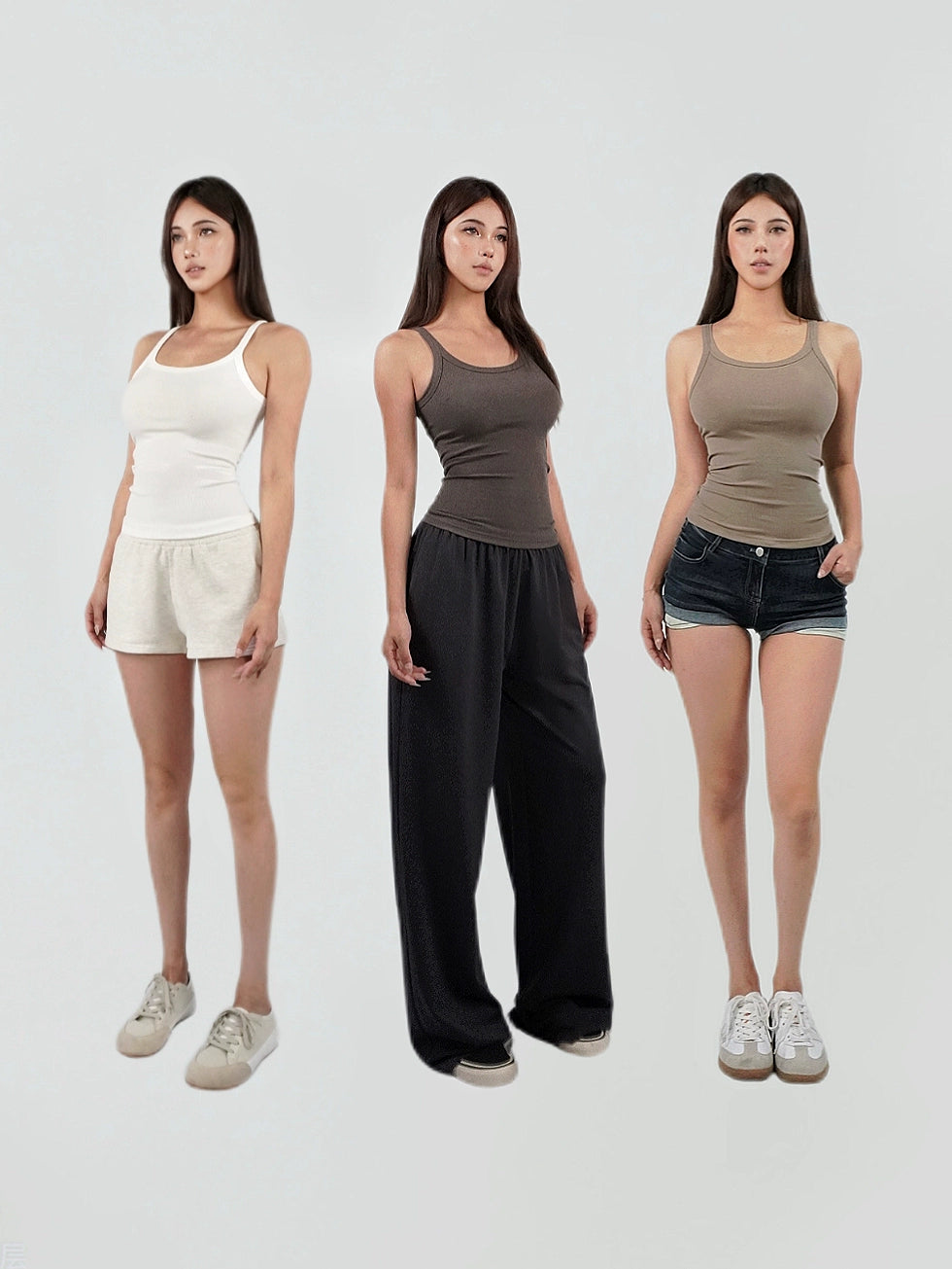 Ausgestattete Stretch -Tanktoper