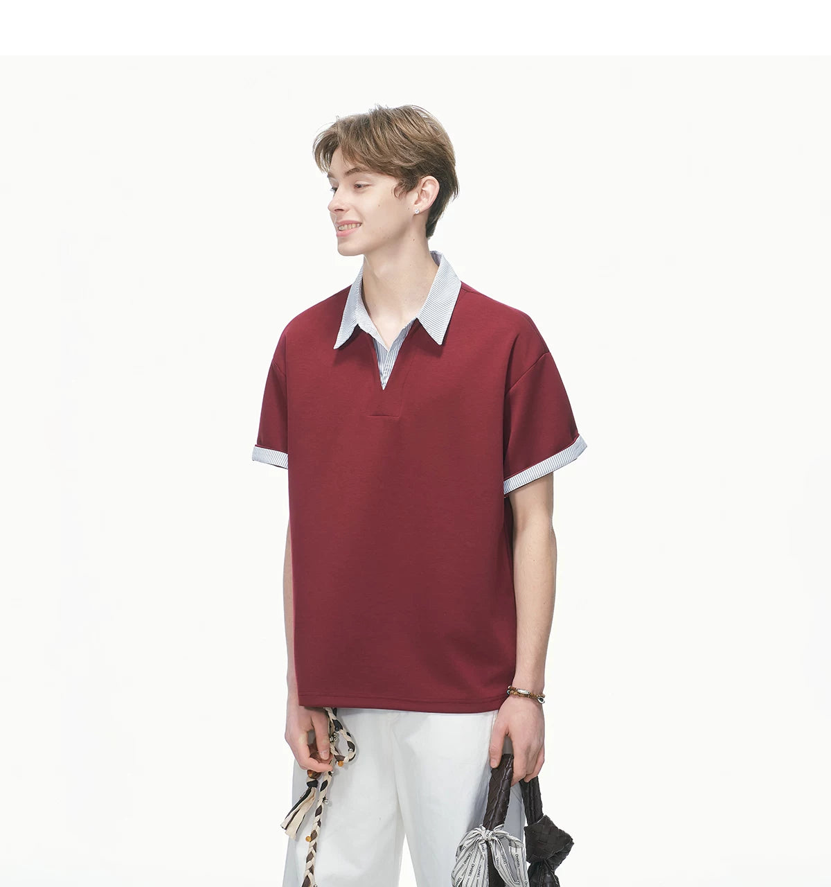 Collarblend Jersey Polo Tee