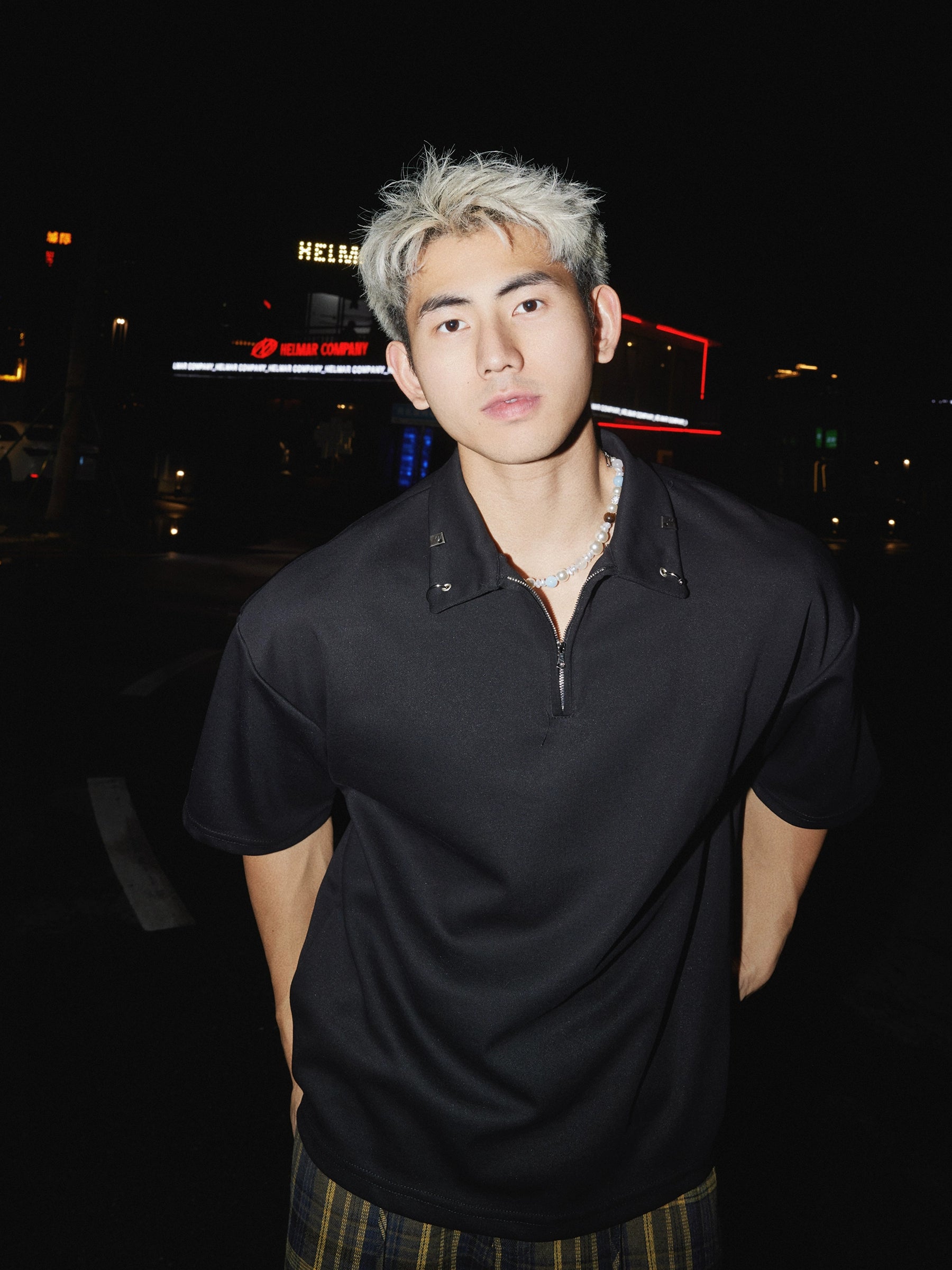 Oversized Quarter Zip Shirt