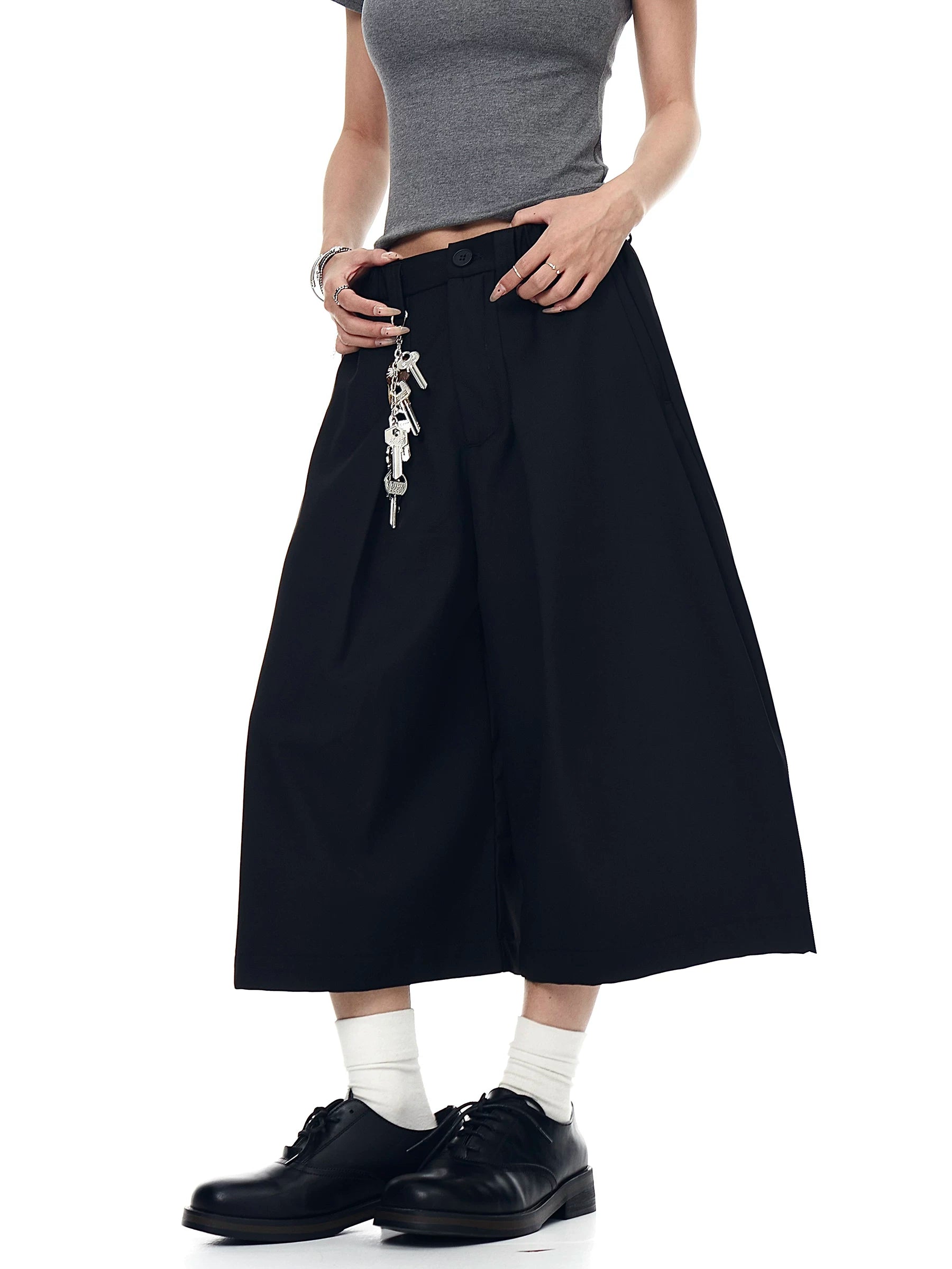 Keyring Pleat Culotte Trousers