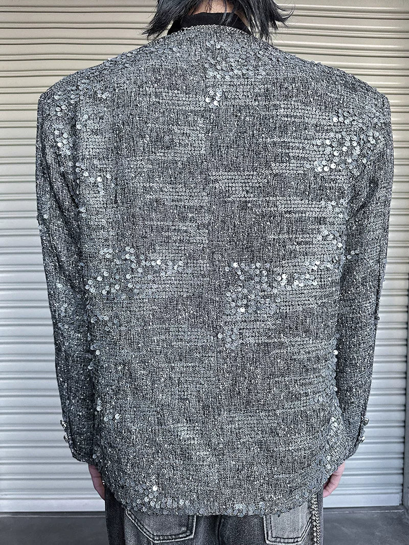 Glacier Static Sequin-Bouclé Jacket