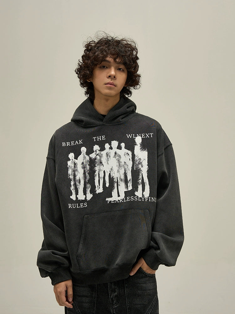 Fearless Graphic Oversized Hoodie