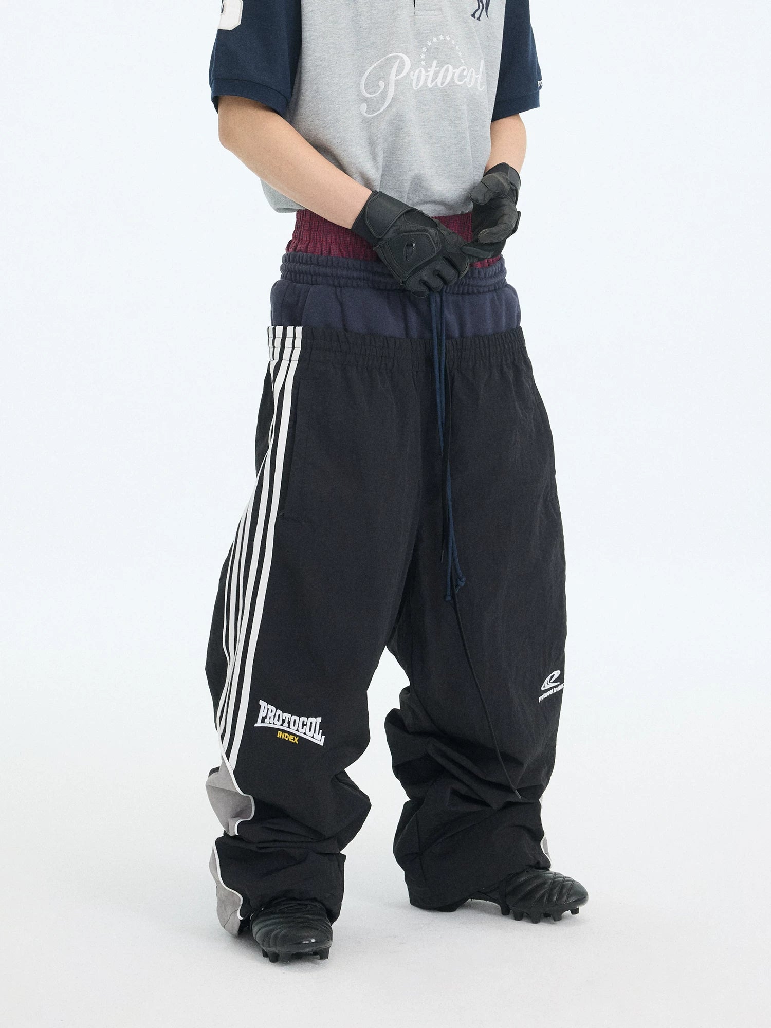 Protocol Double-Waist Rally Track Pants