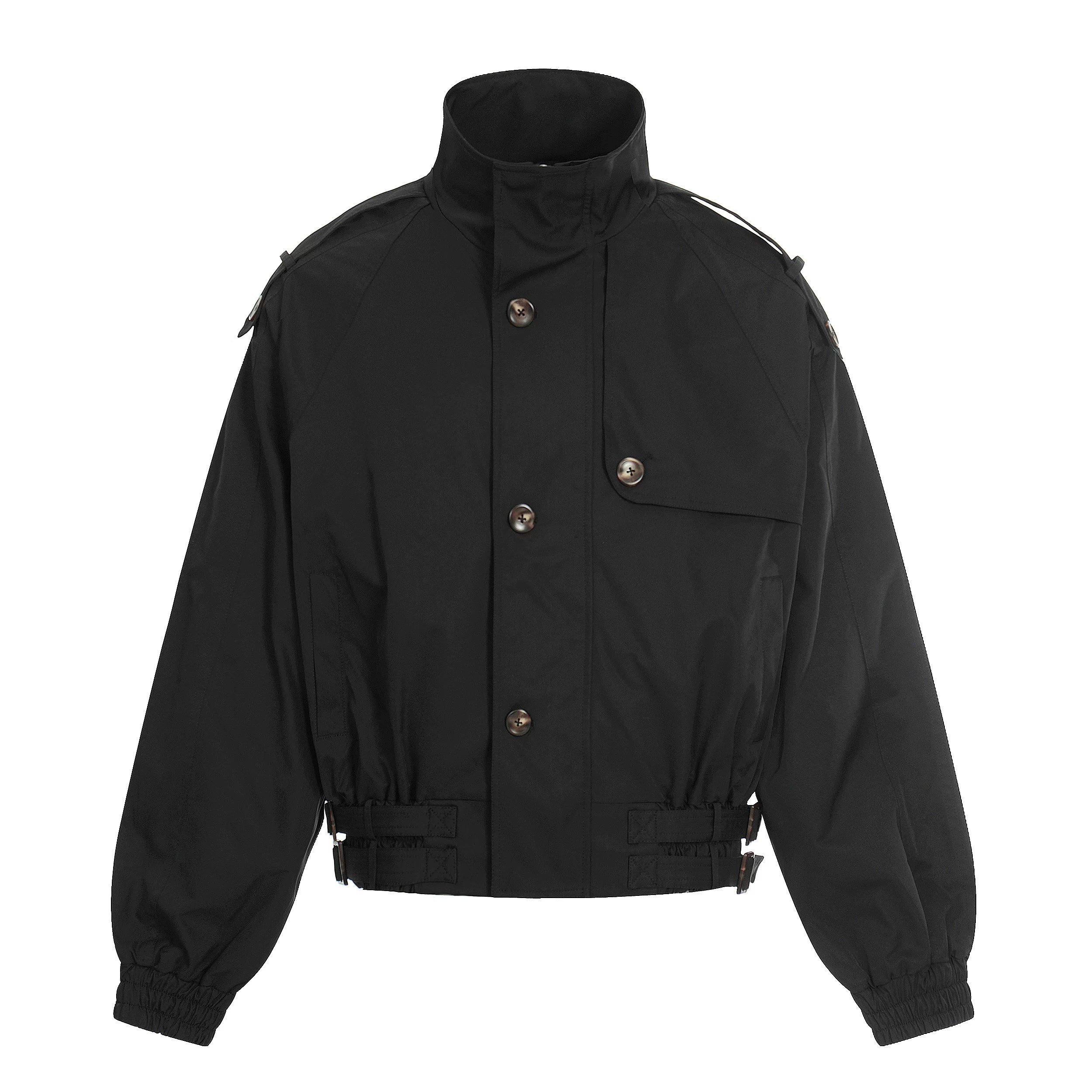Cinch-Hem Windbreaker Jacket