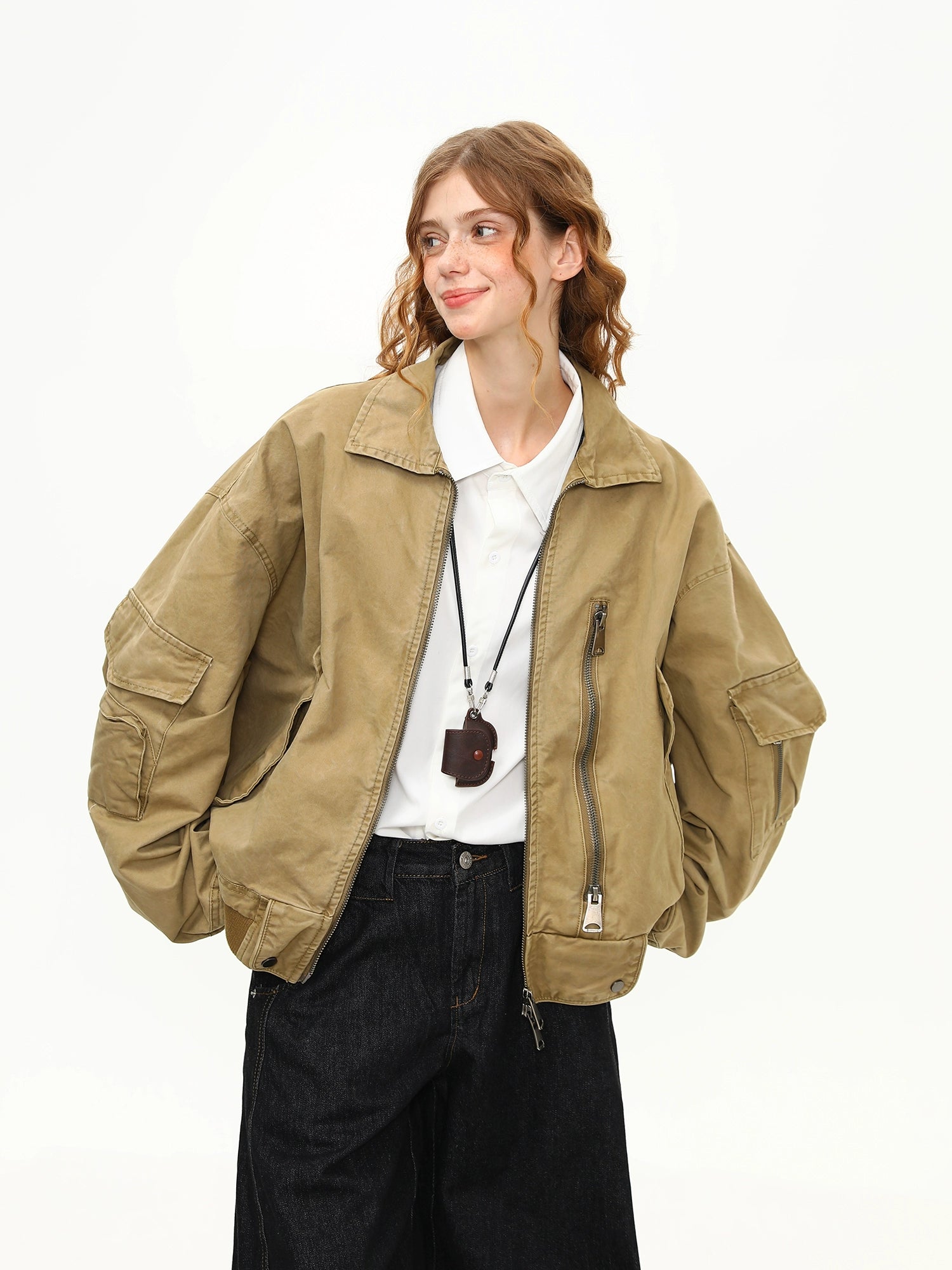 Desert Patrol Utility Bomber Jacket