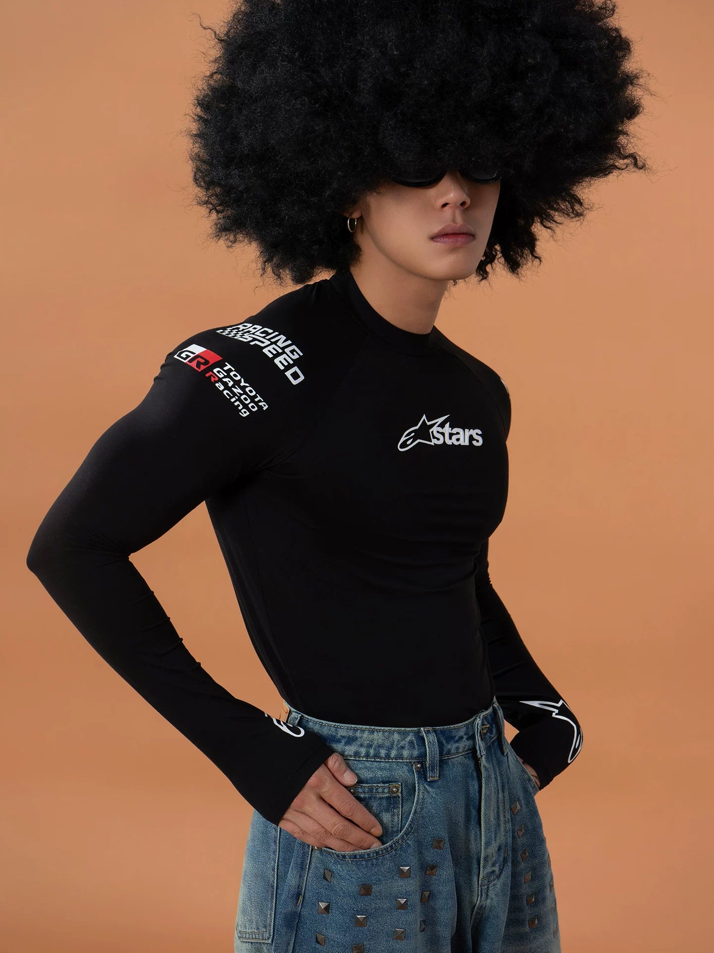Speed Circuit Logo Racer Top