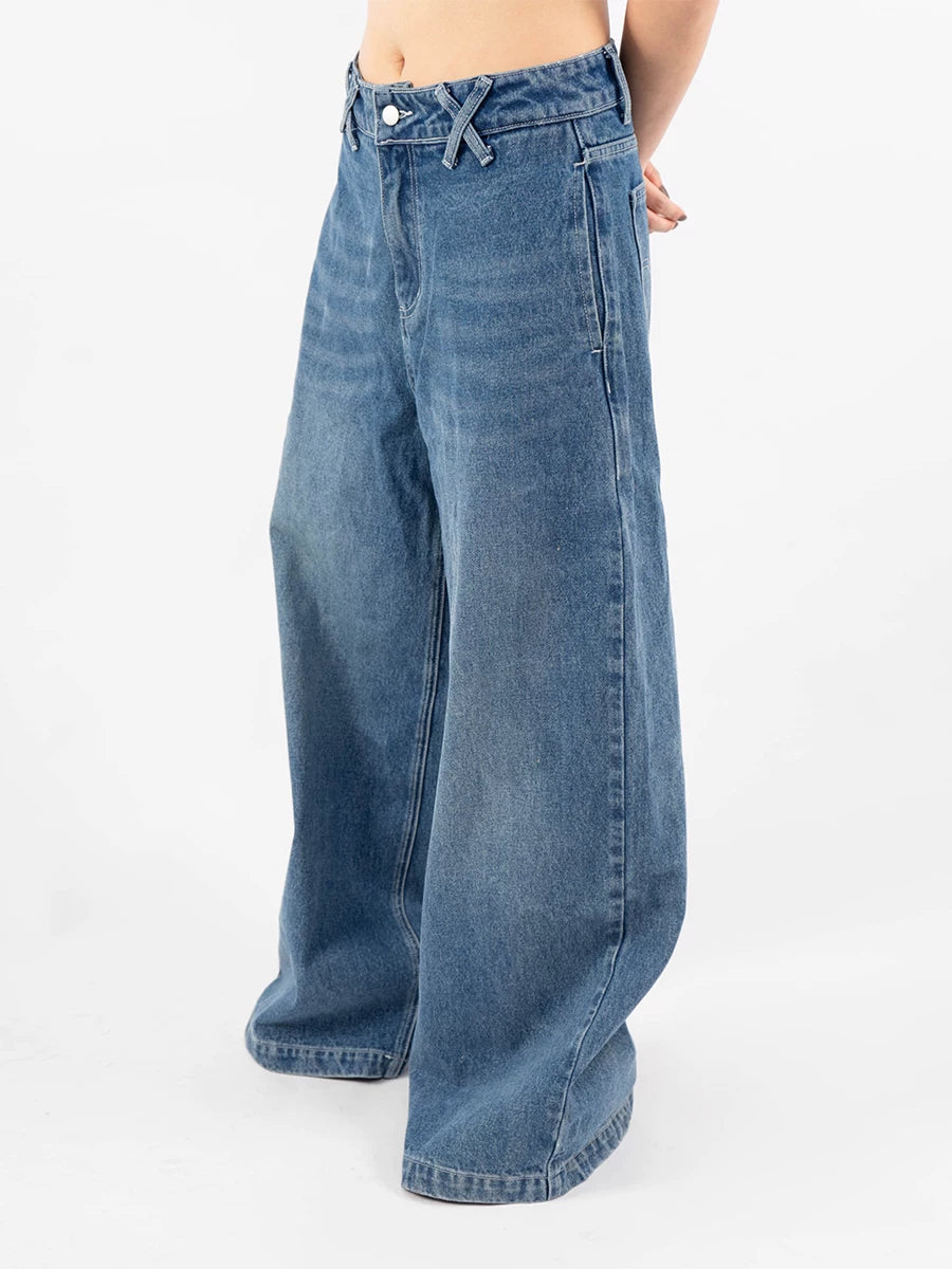 Unity Drape Ultra Wide-Leg Denim